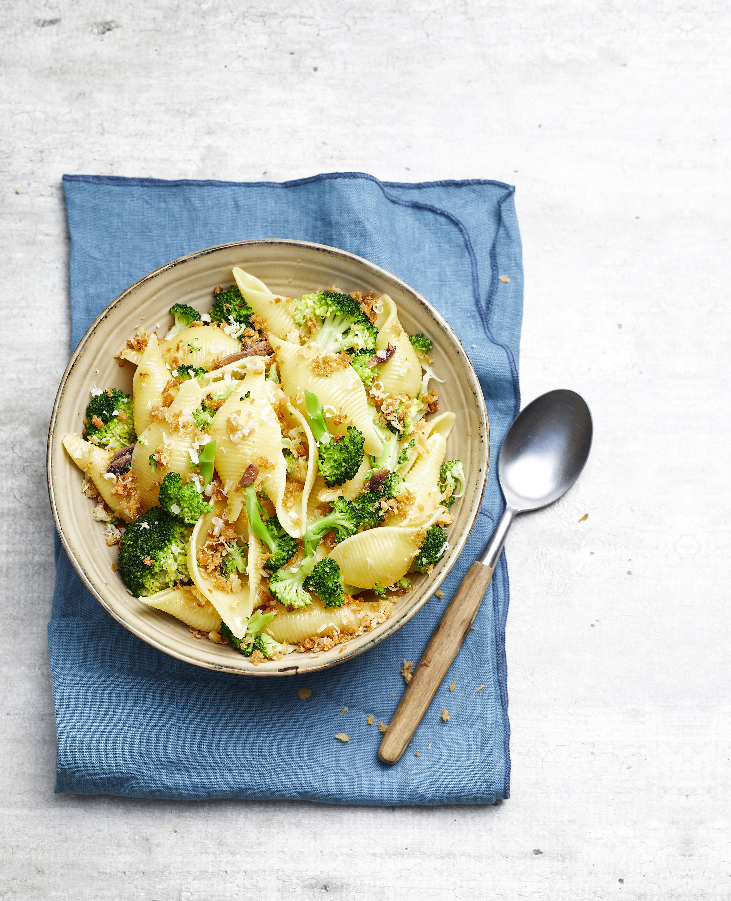 Pasta met broccoli en ansjovis