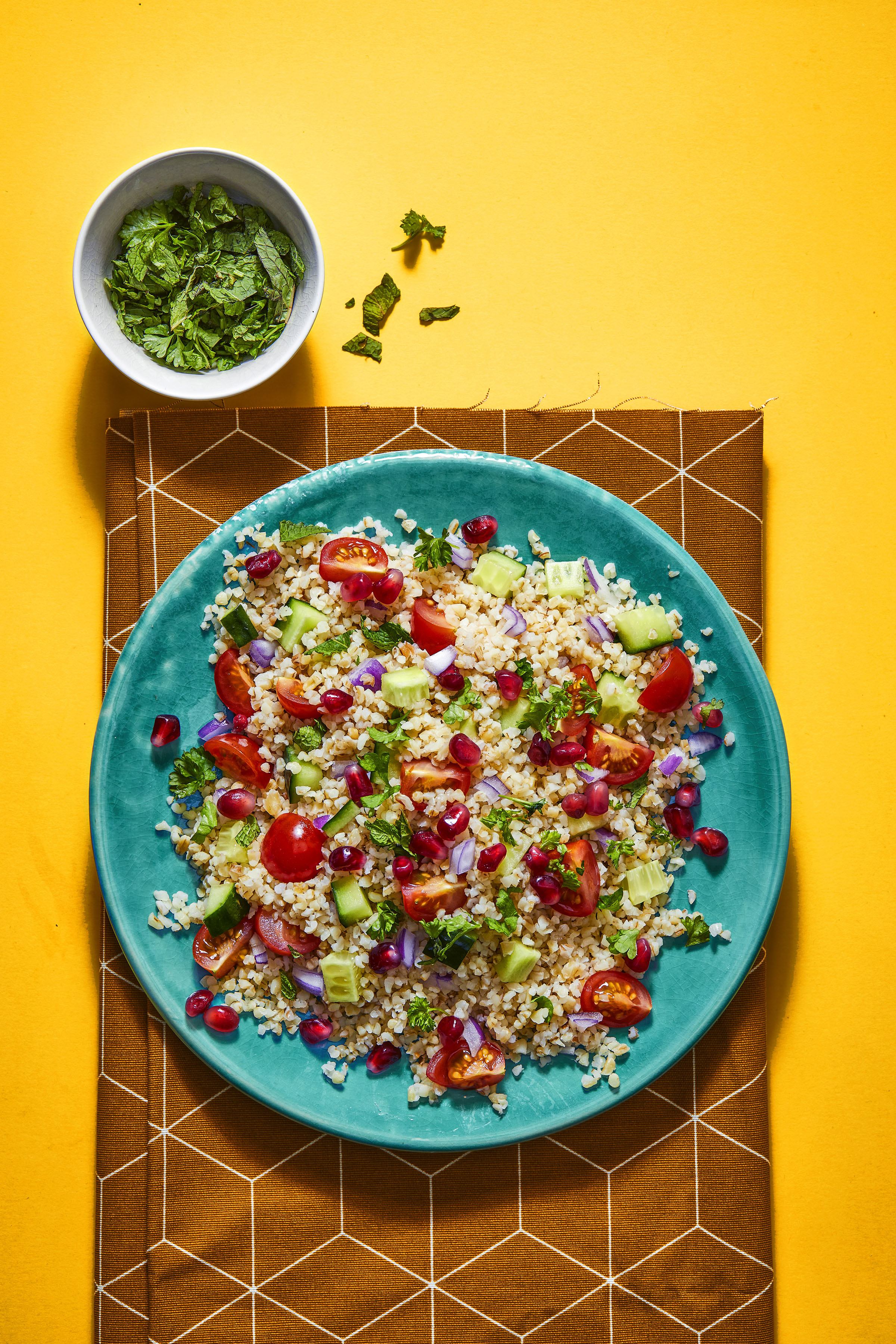 Tabouleh met groene kruiden