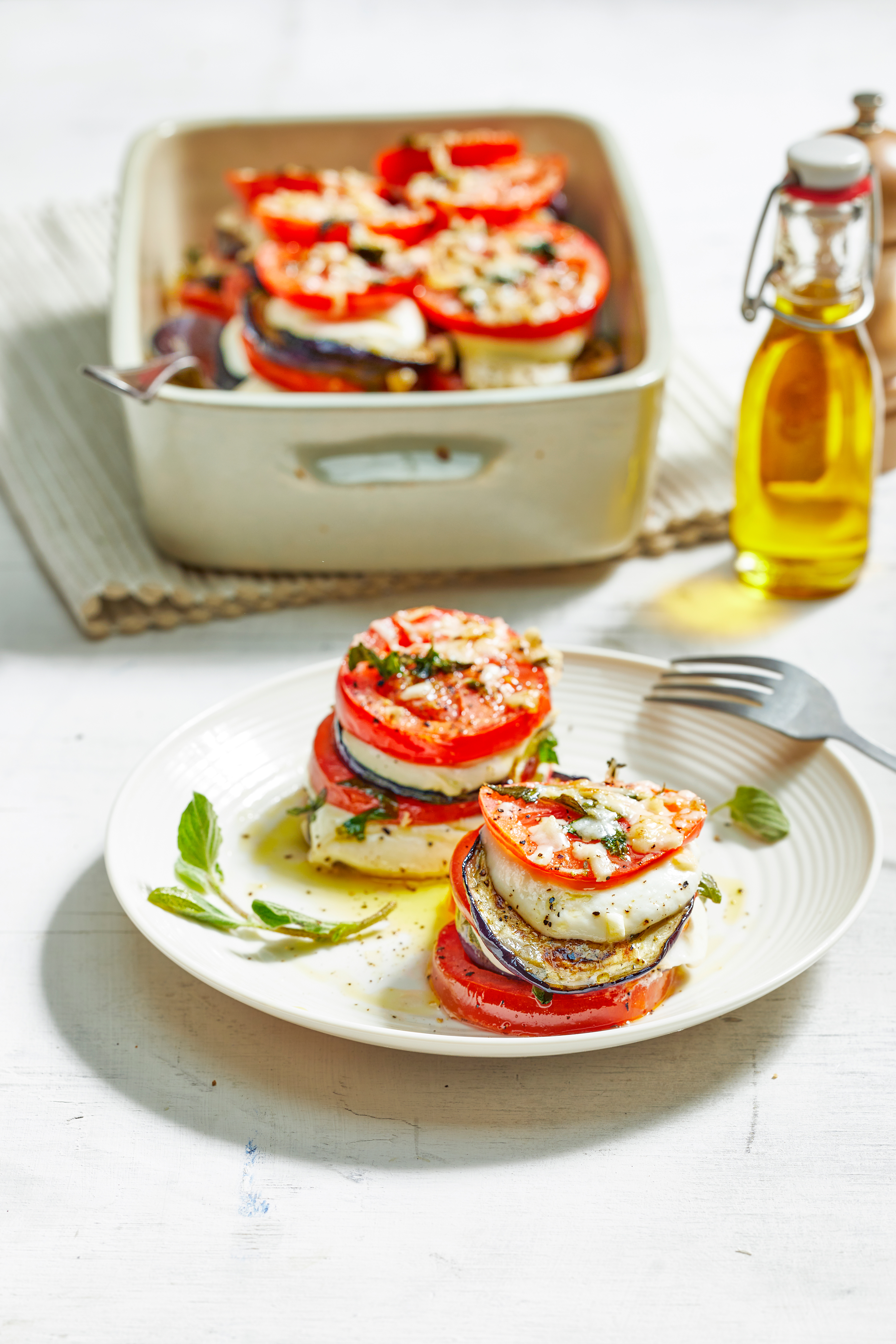 Pomodori e melanzane alla parmigiana