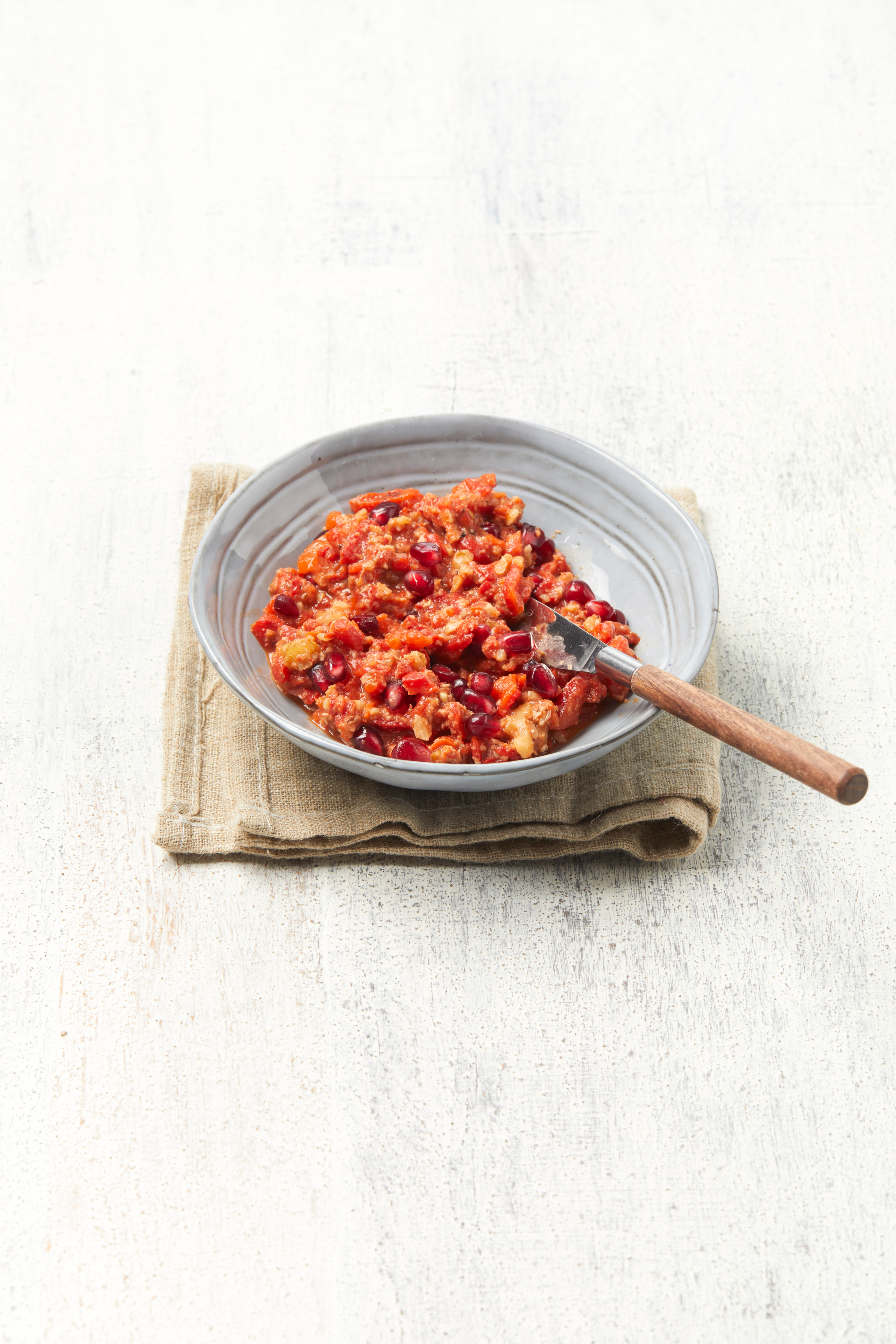 Geroosterde paprika-walnotendip