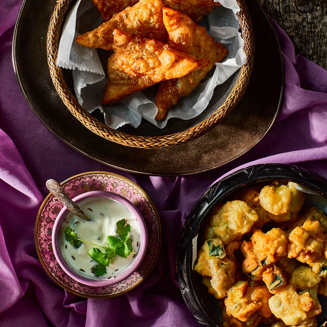 Samosa en pakora