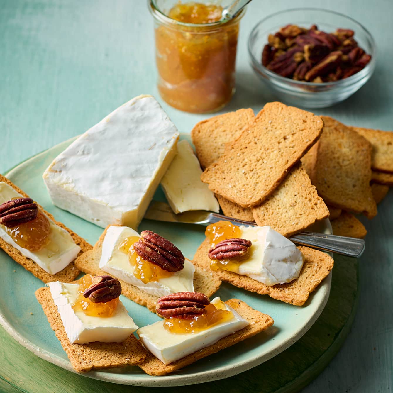 Brietoastjes met vijgenjam