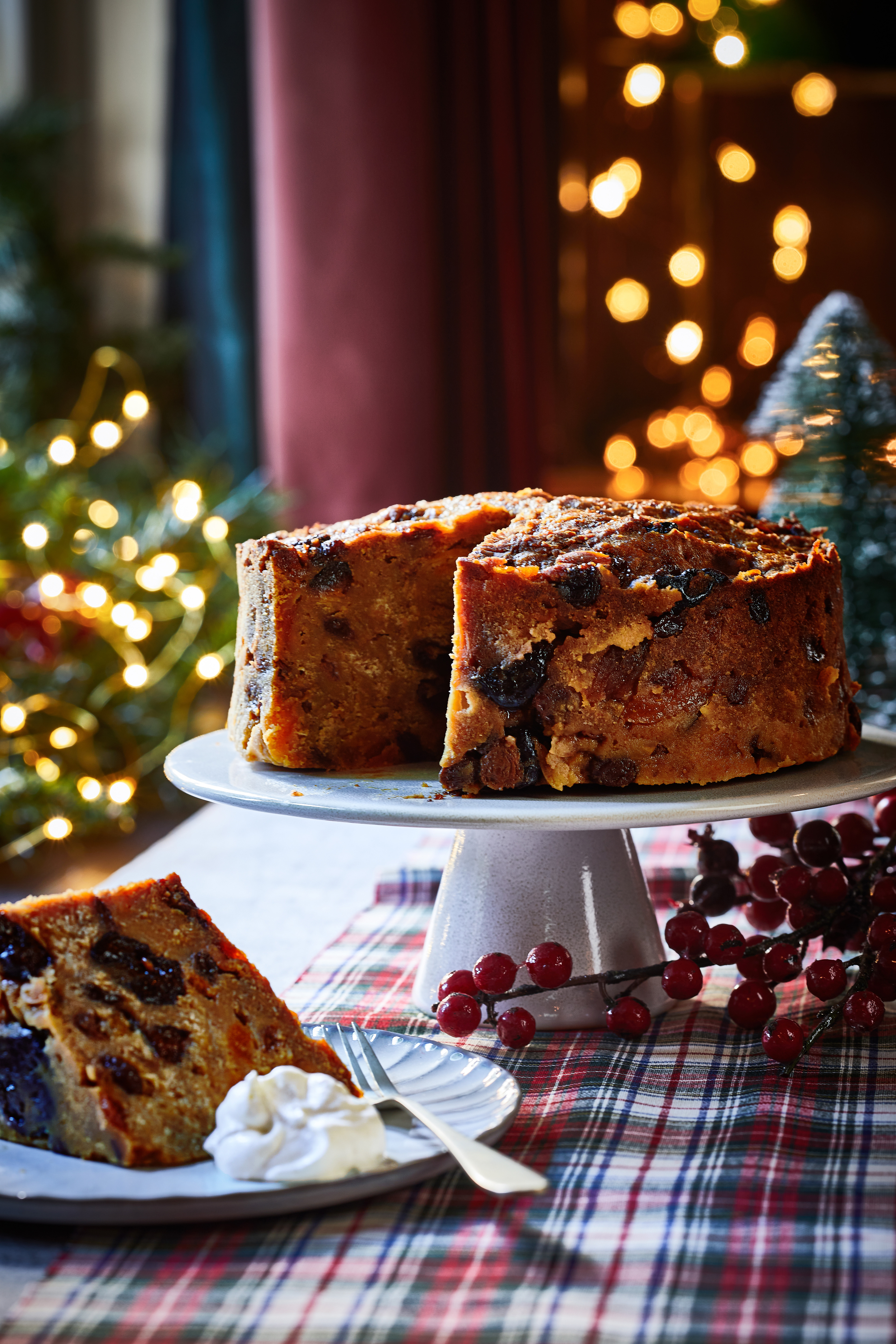 Christmas pudding met tutti frutti