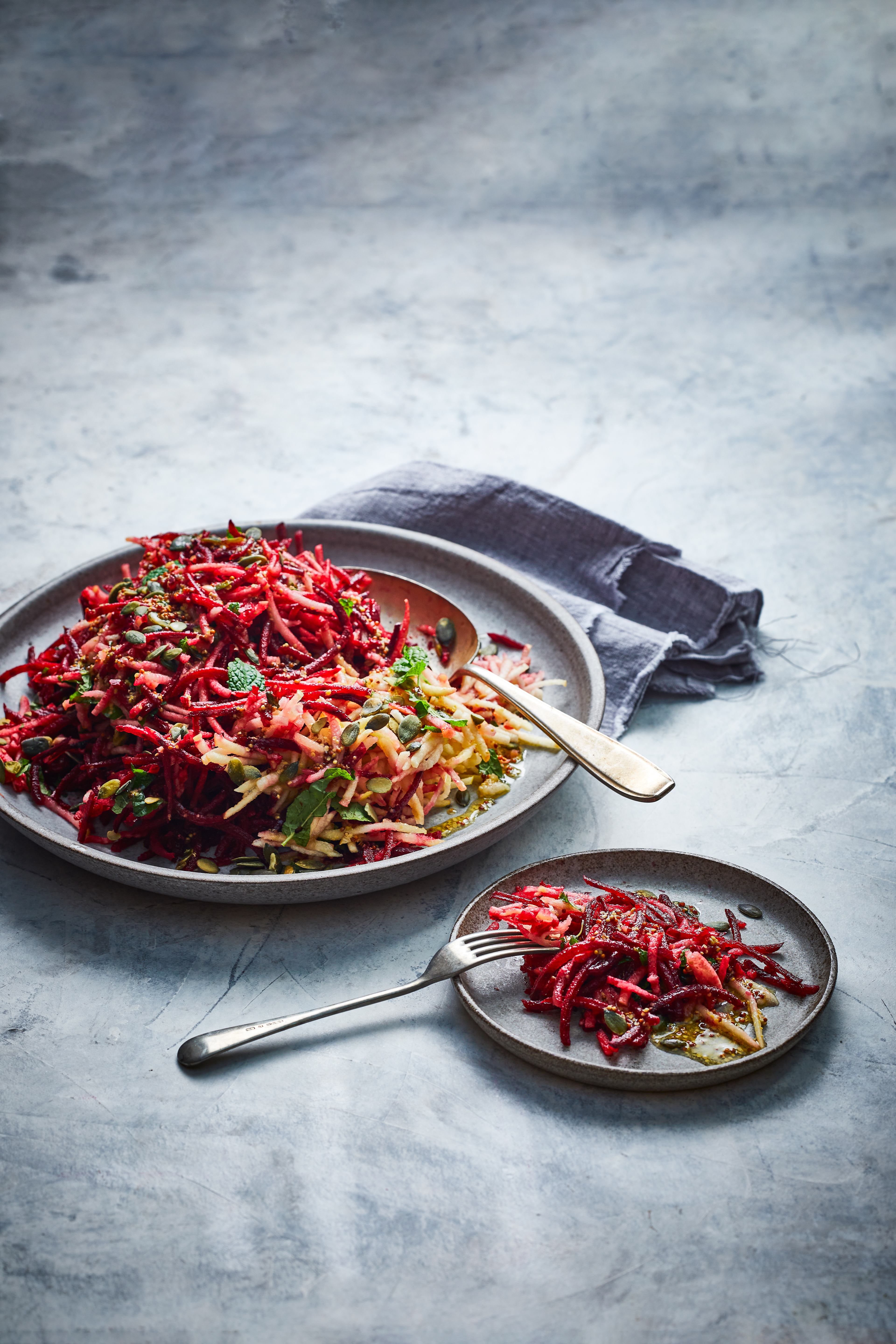 Bietjessalade met appel