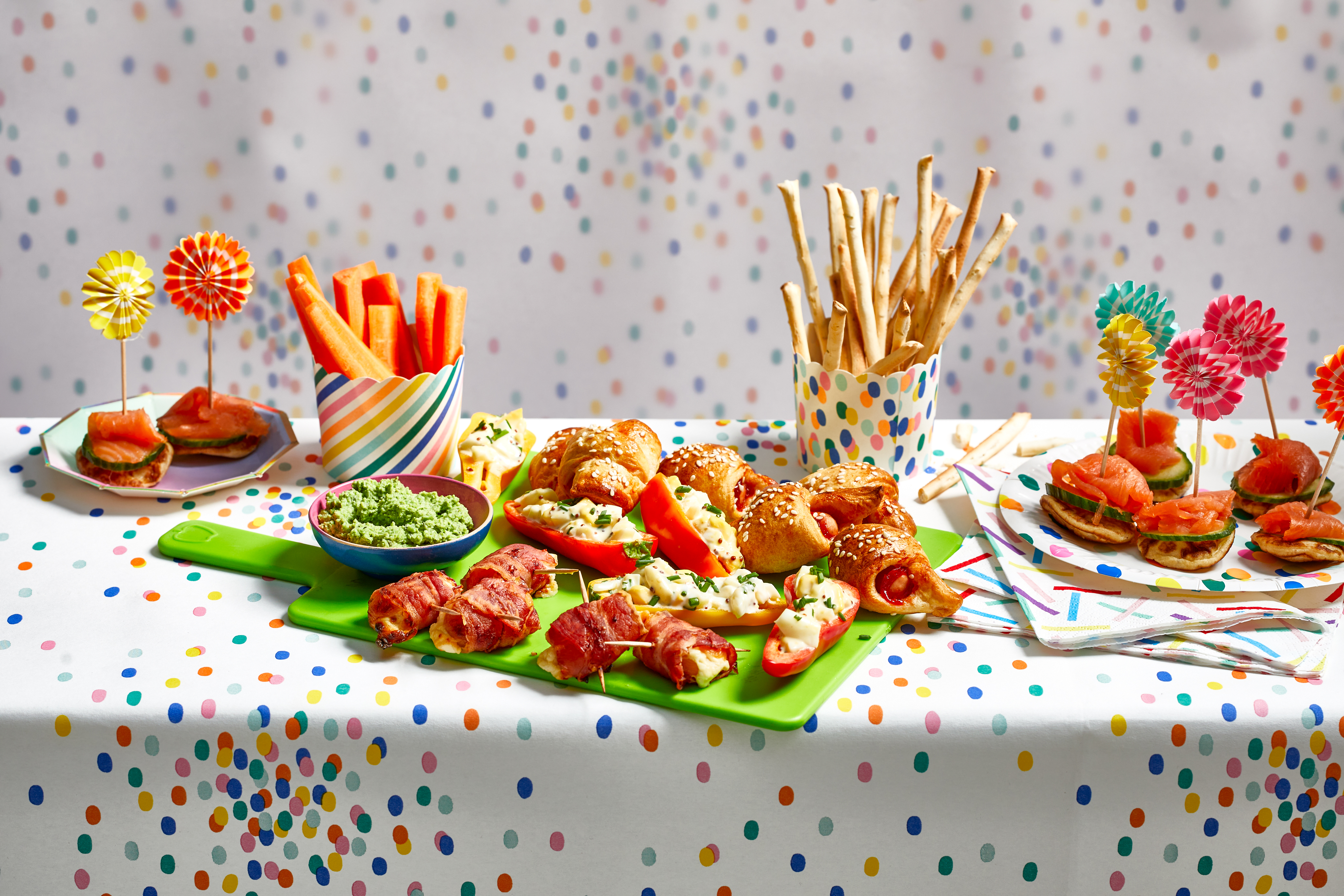 Abrikoosjes met roomkaas en spek