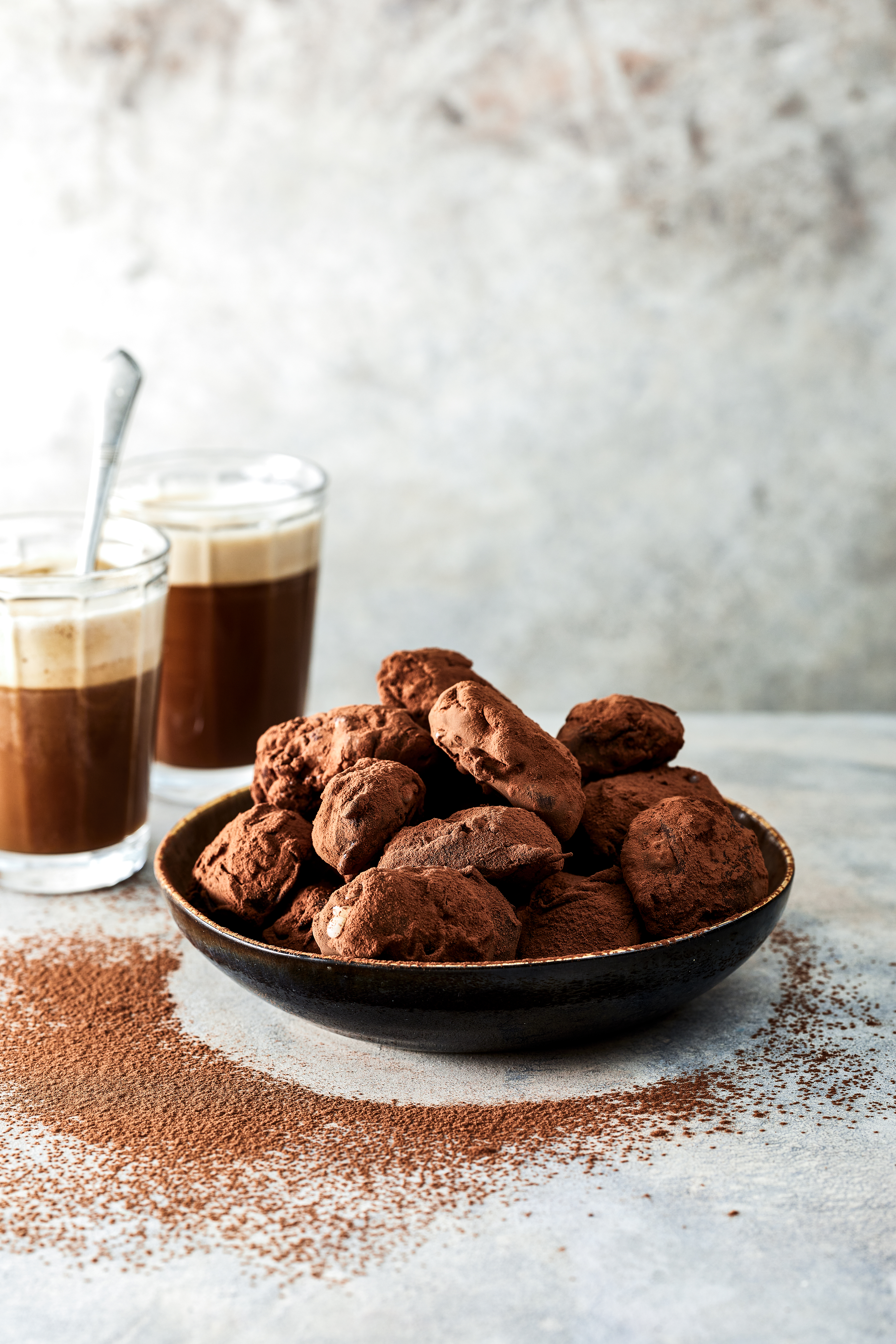 Chocolade-slagroomtruffels