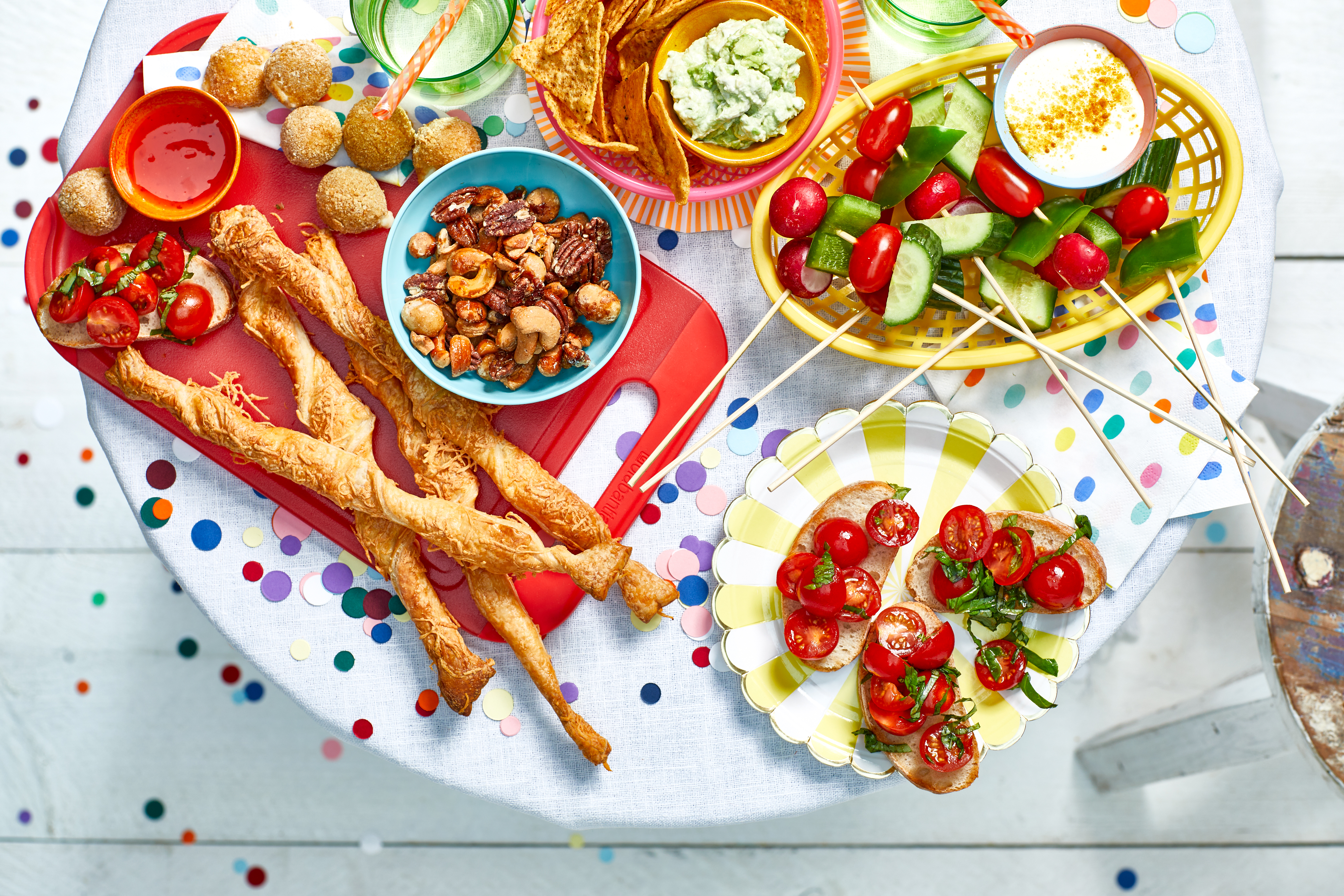 Avocadodip met tortillachips