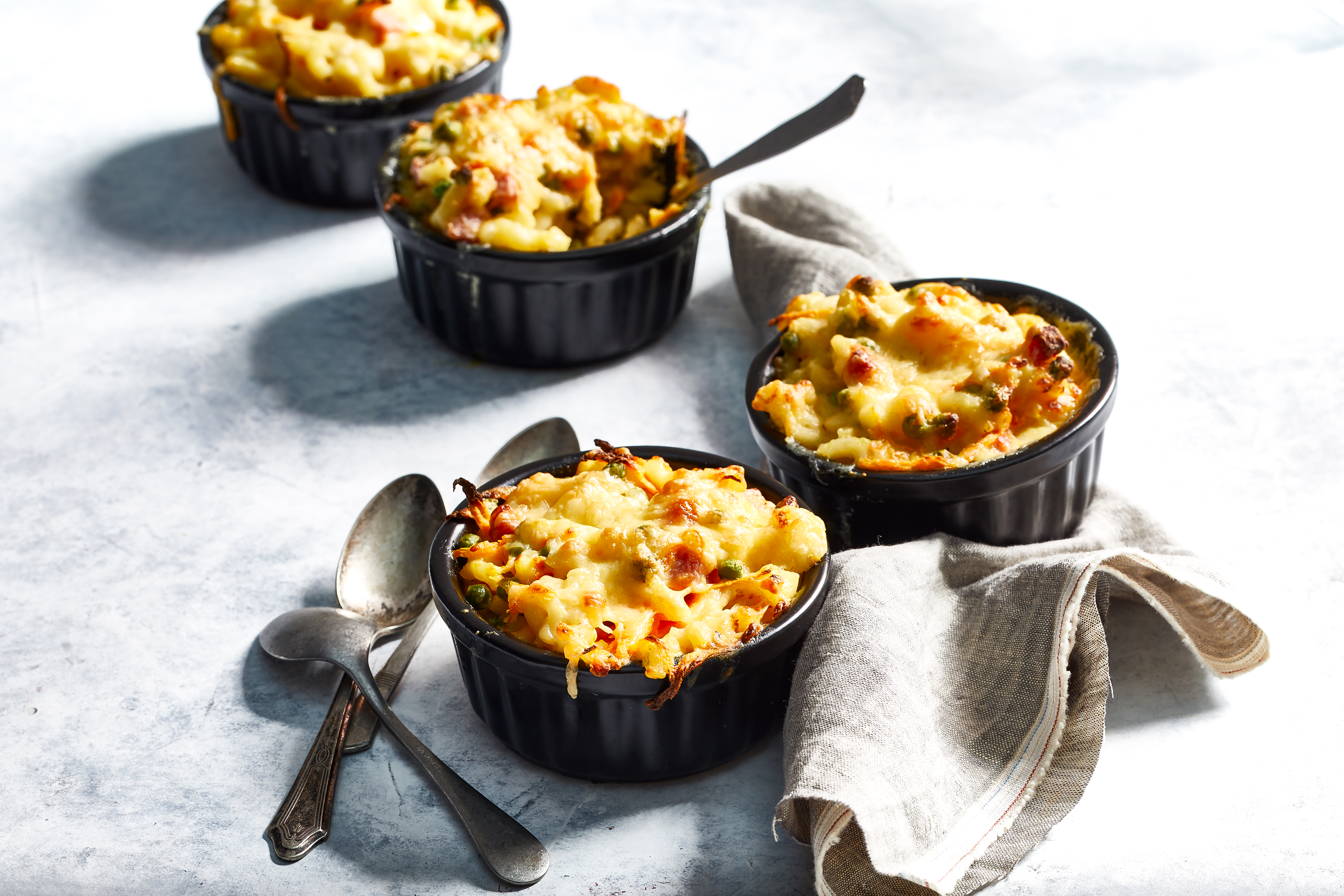 Mac & cheese-potjes