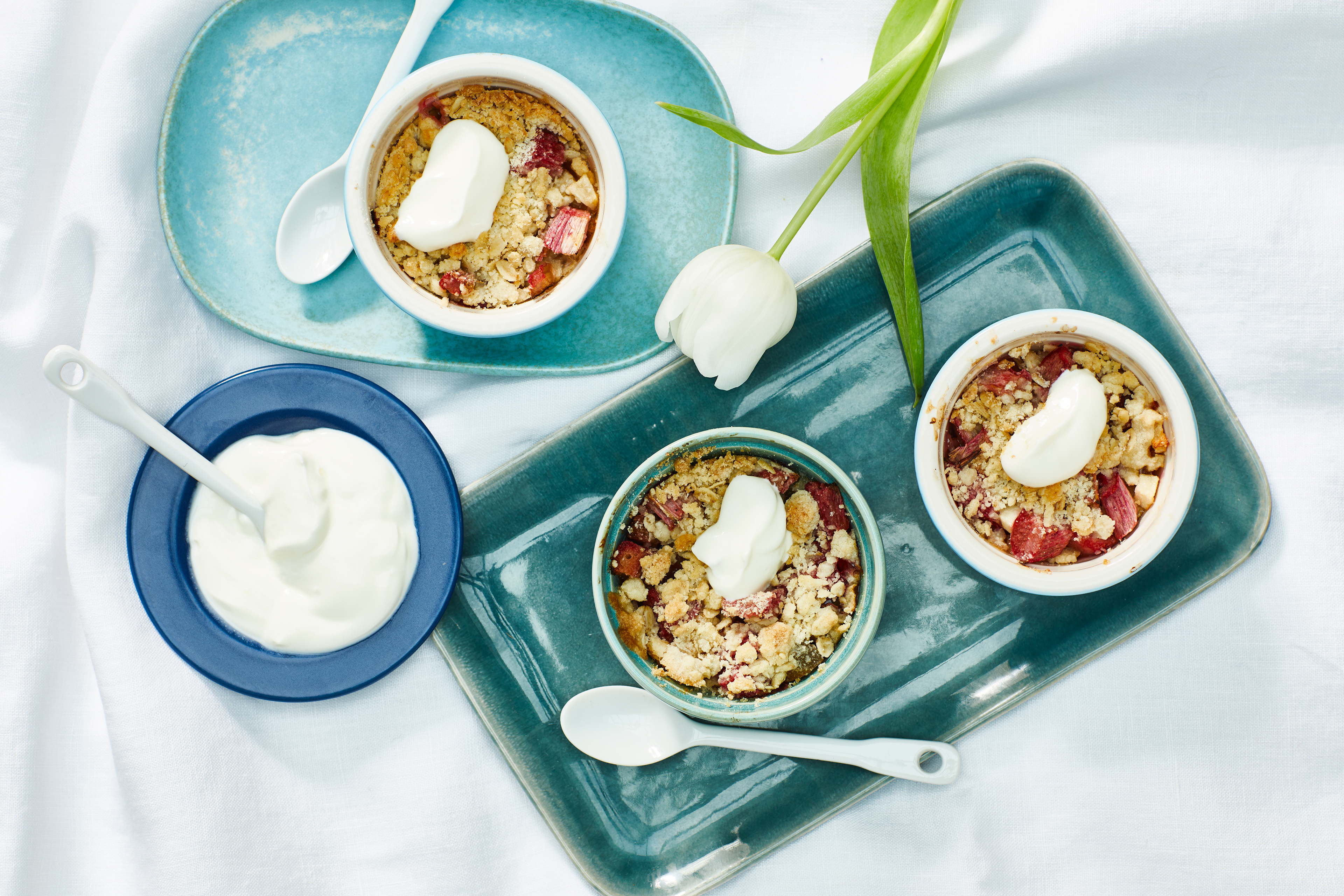 Rabarber-havermoutcrumble