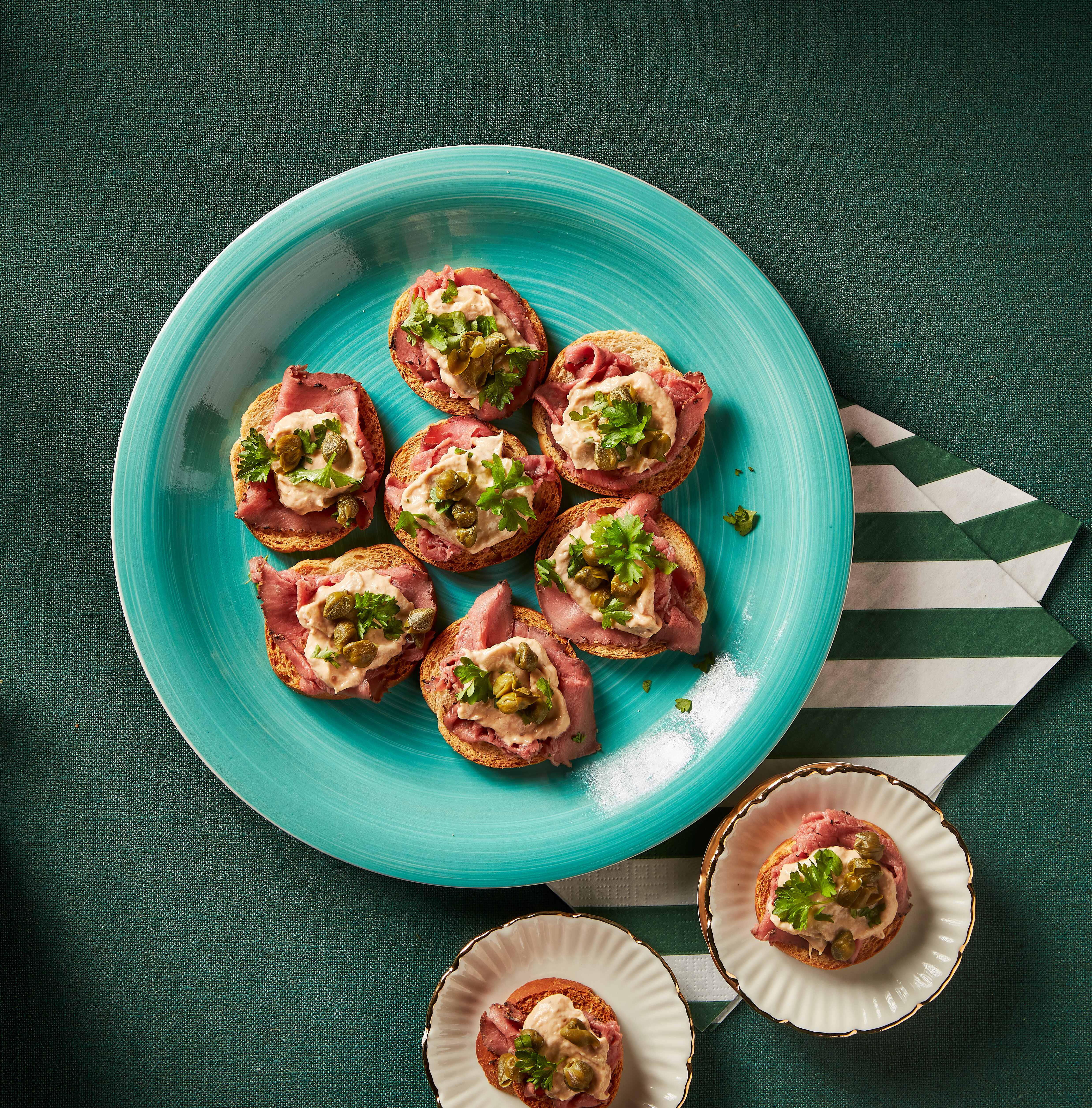 Vitello tonnato toastjes