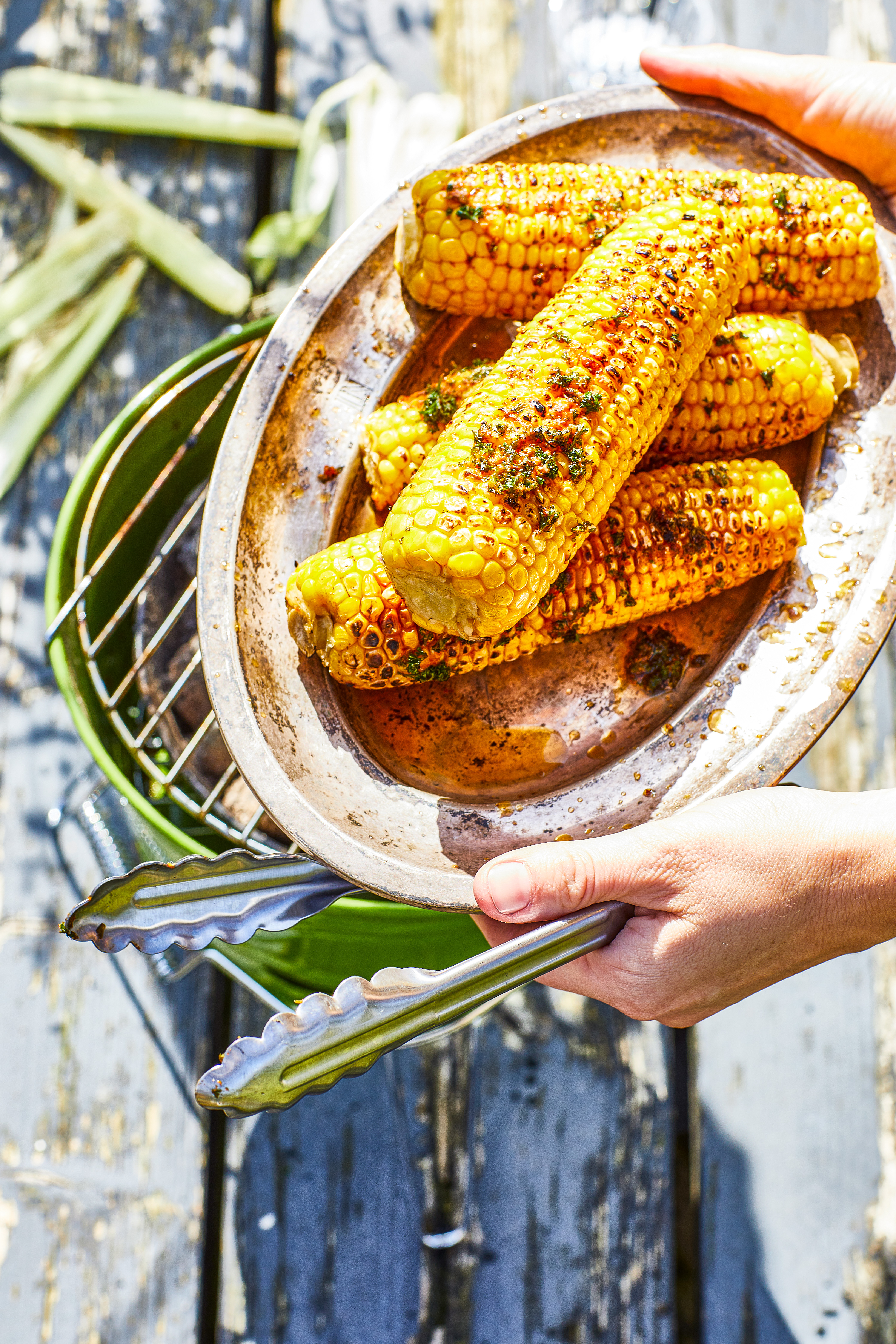 Geroosterde maiskolf