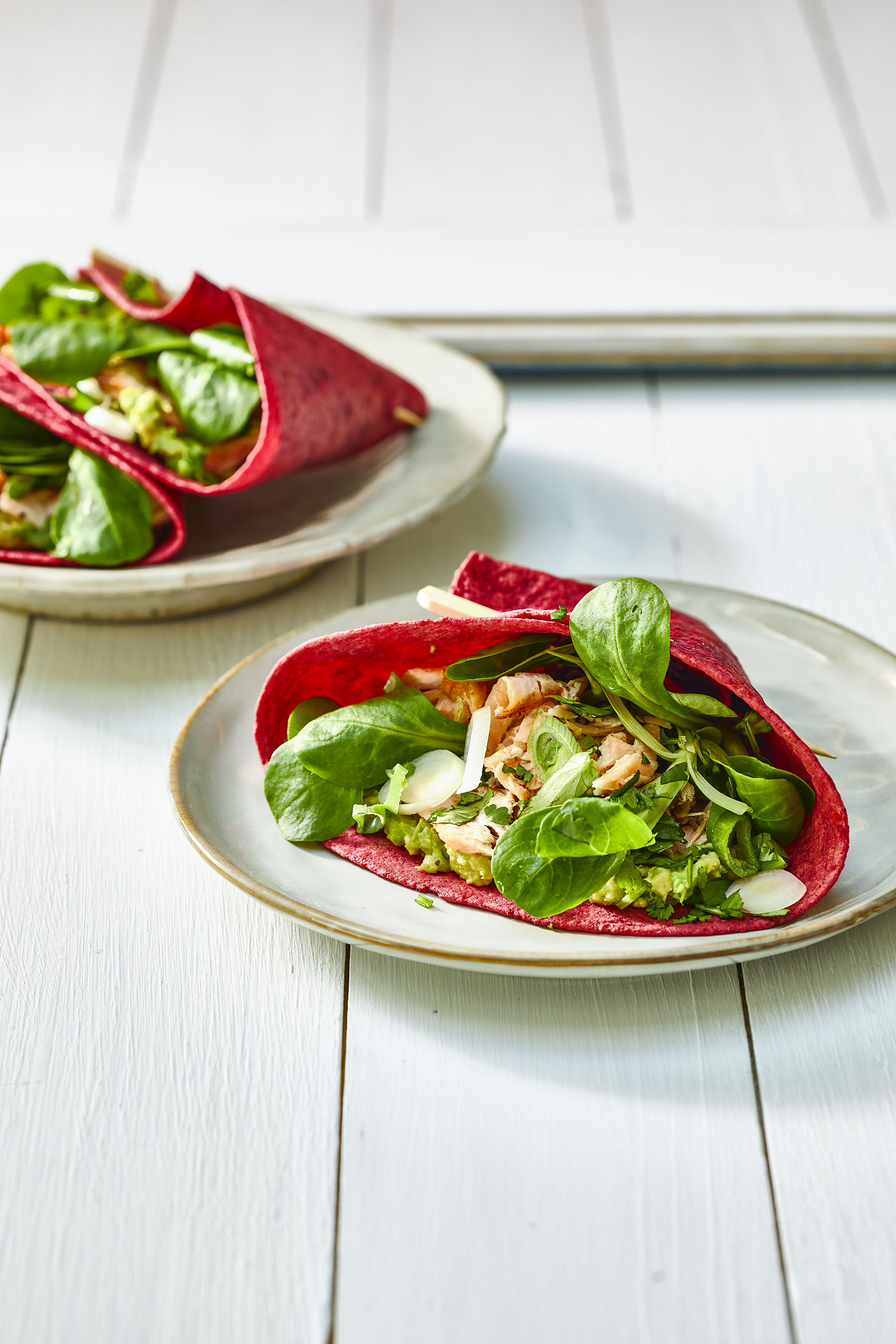 Zalmwraps met avocado