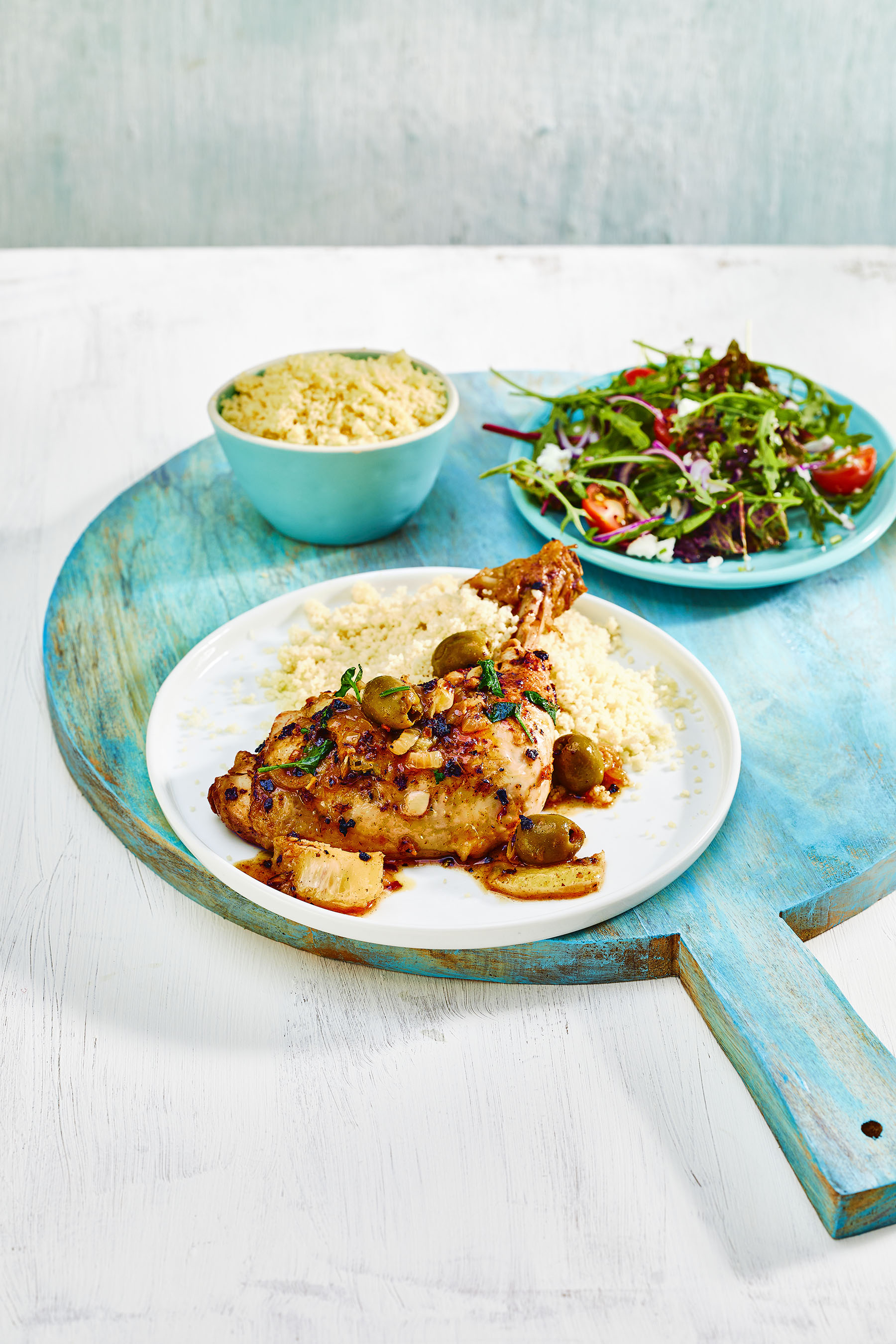 Gestoofde kip met citroen