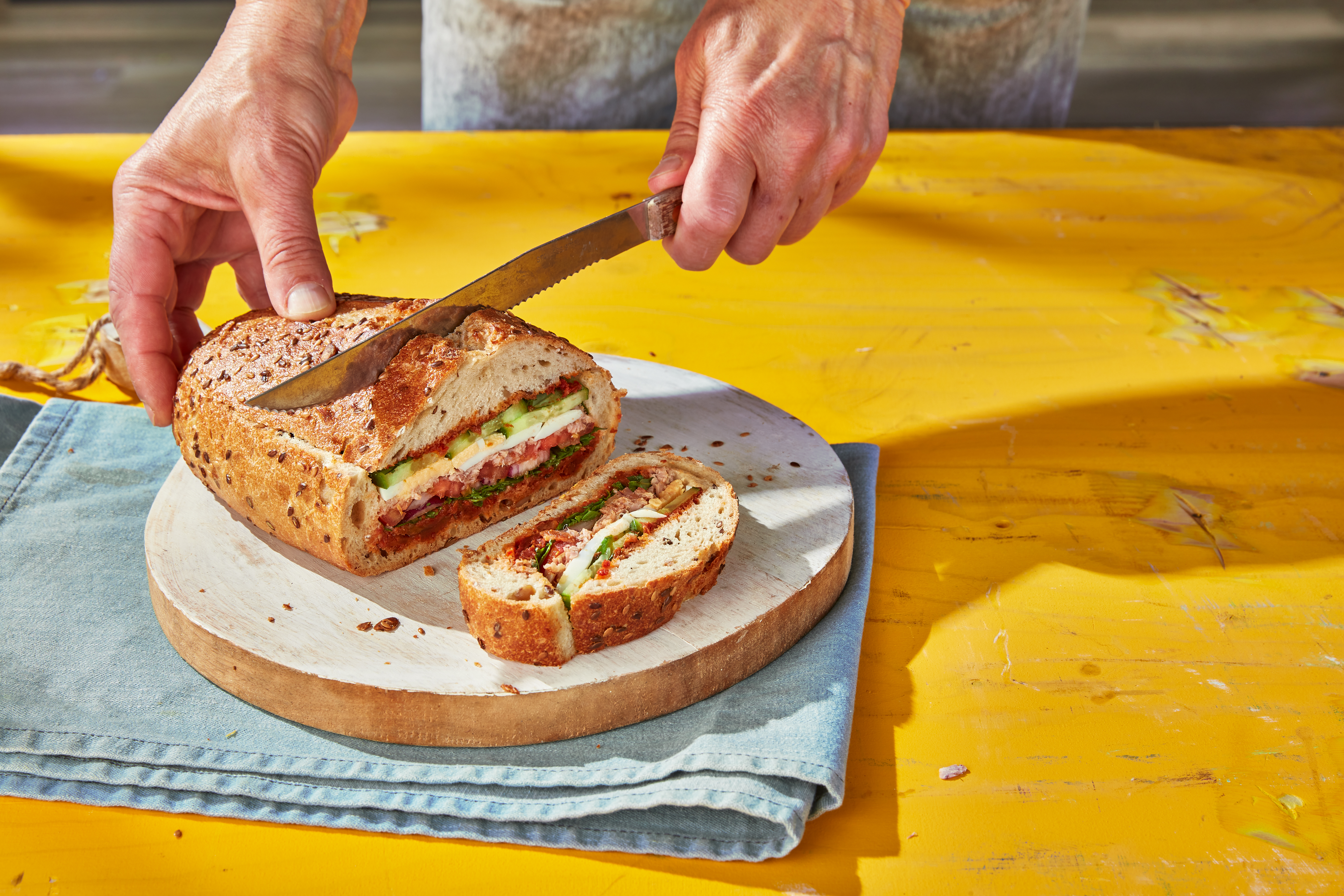 Pan bagnat met tonijn