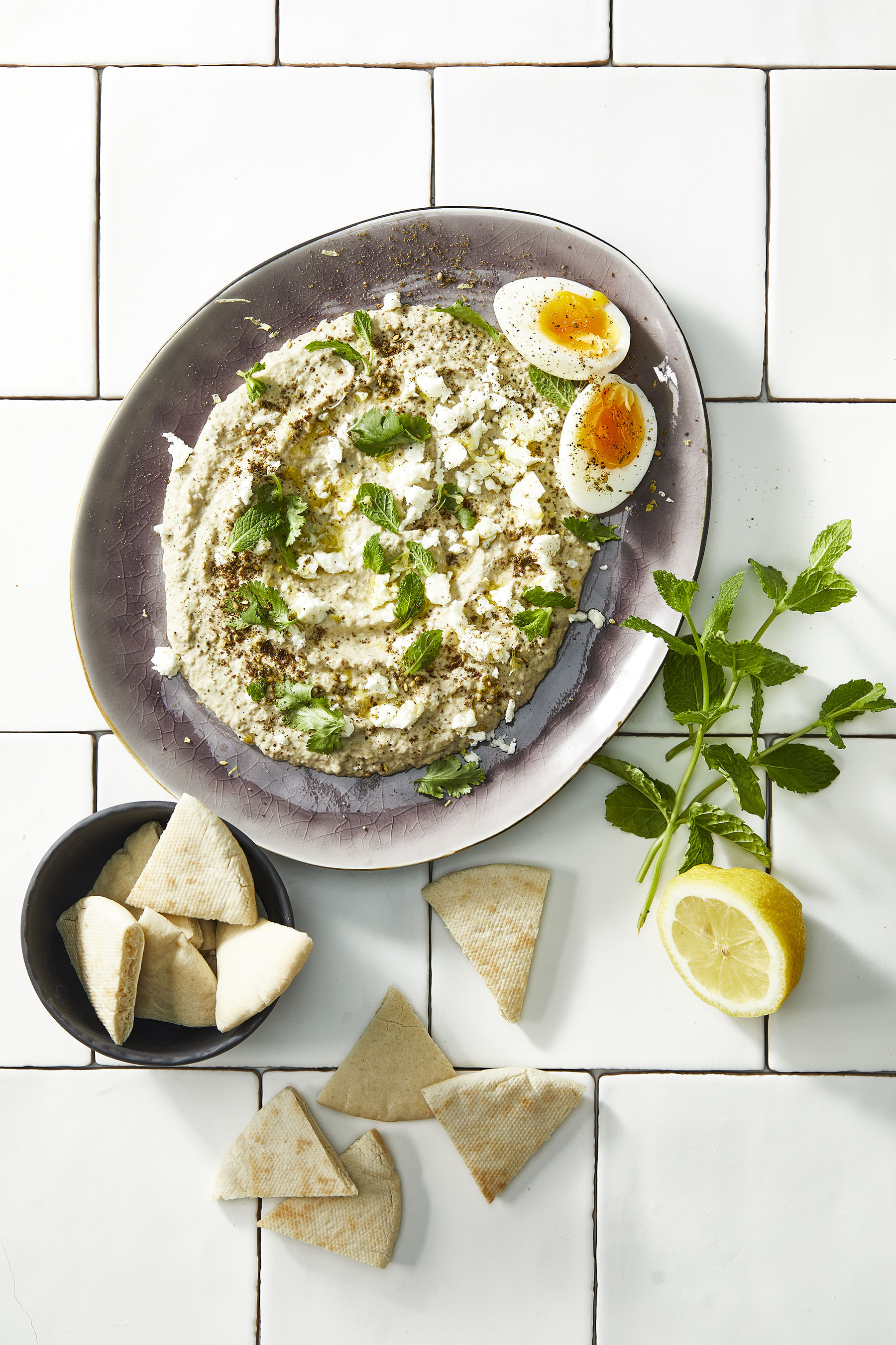 Baba ganoush-platter