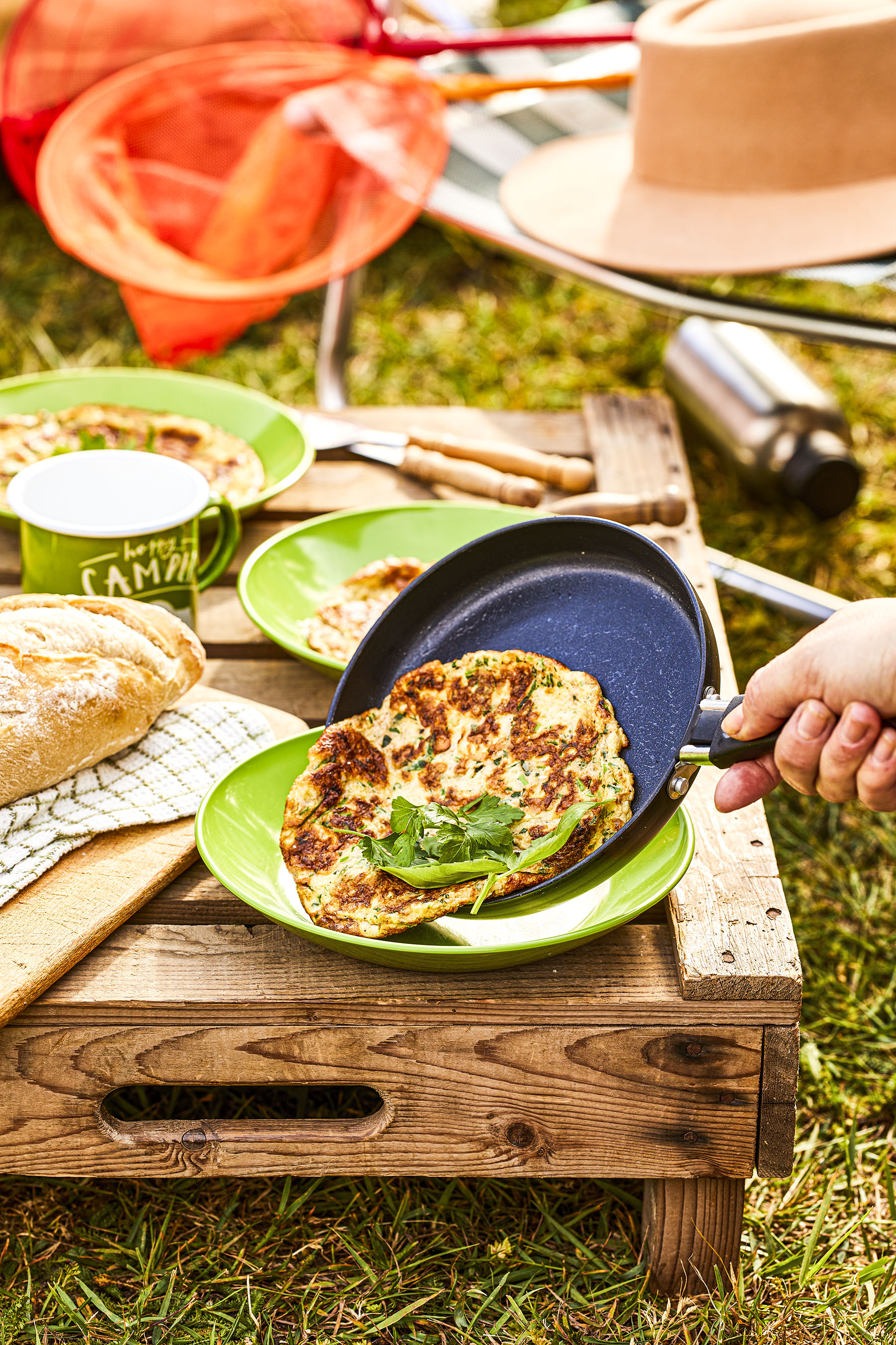 Romige kruidenomelet