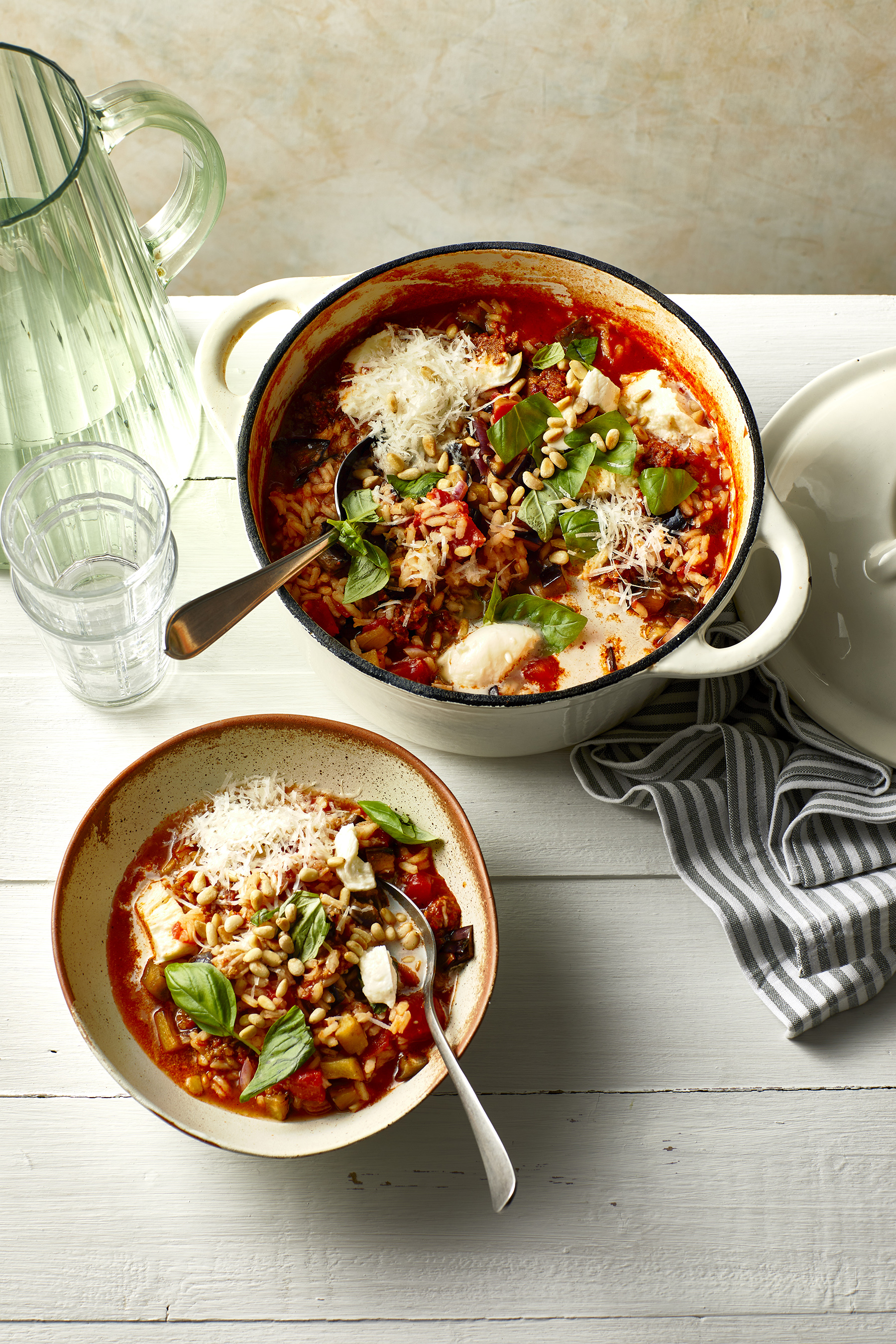 Tomatenrisotto met mozzarella