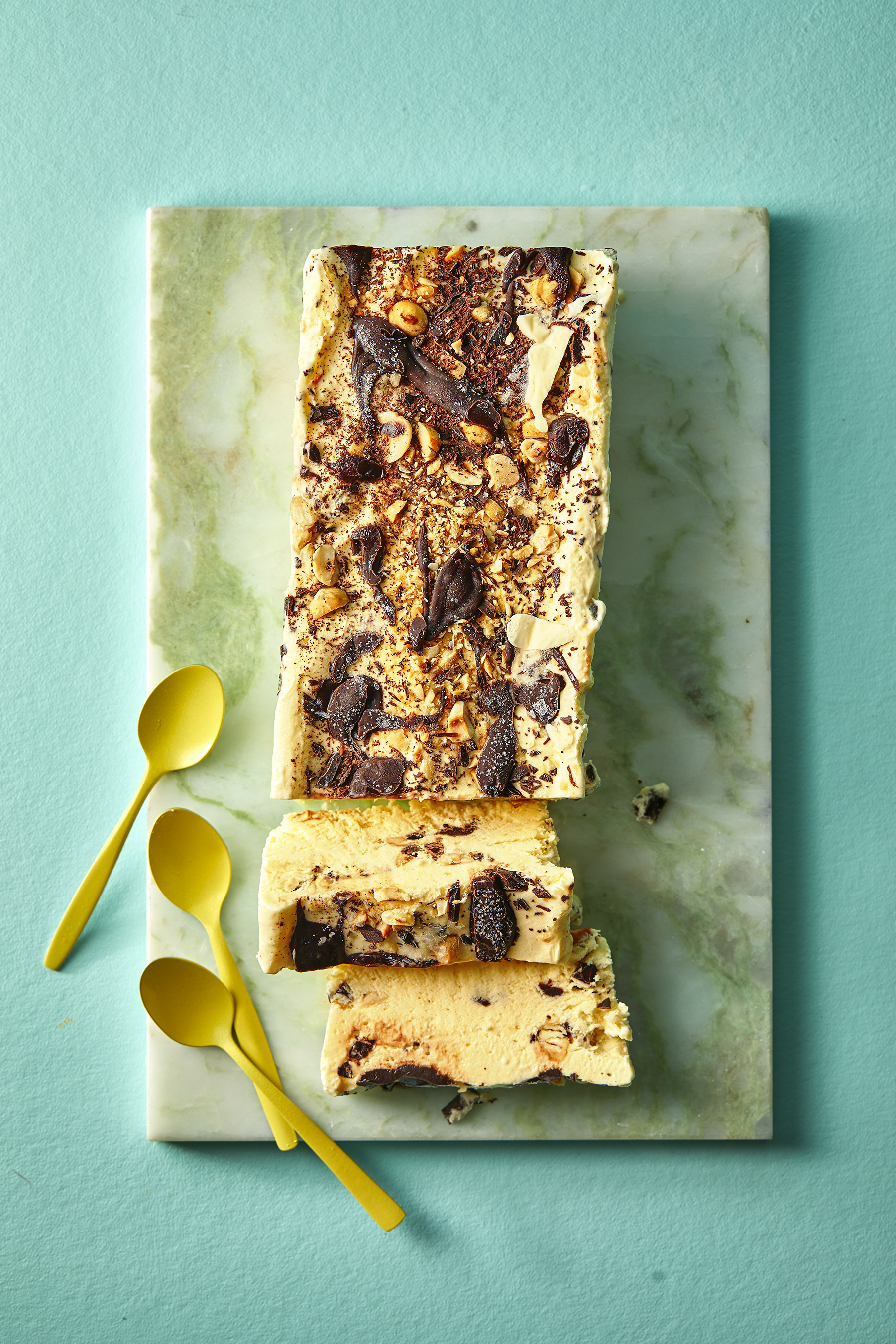 Semifreddo met hazelnoten en chocolade