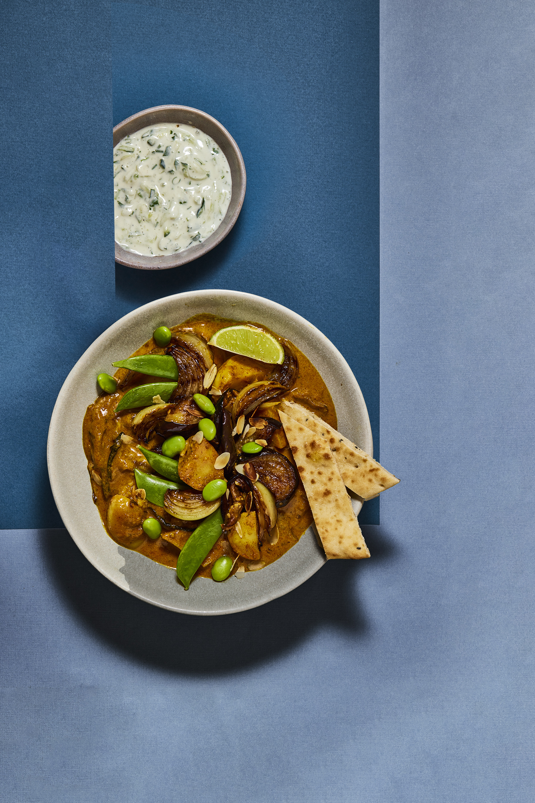 Auberginecurry met raita