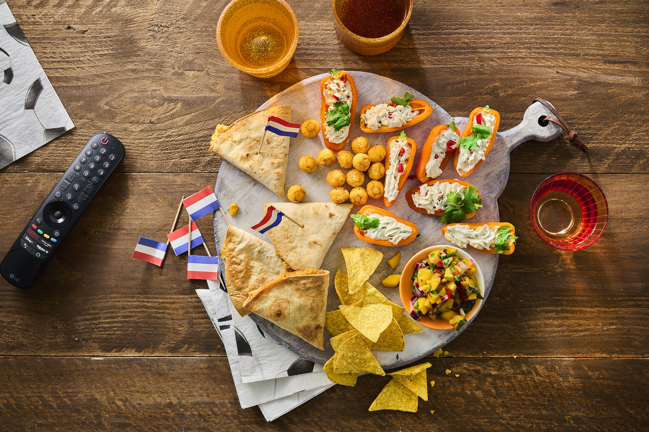 Tortillachips met mangosalsa