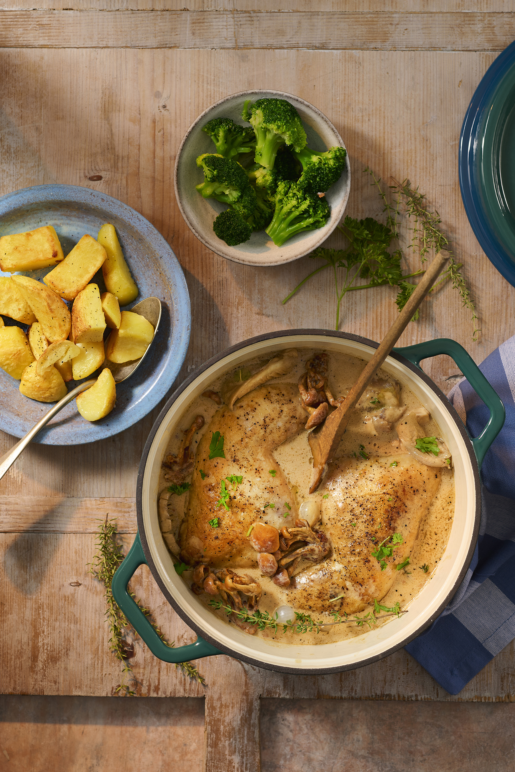 Kipstoof met donker bier