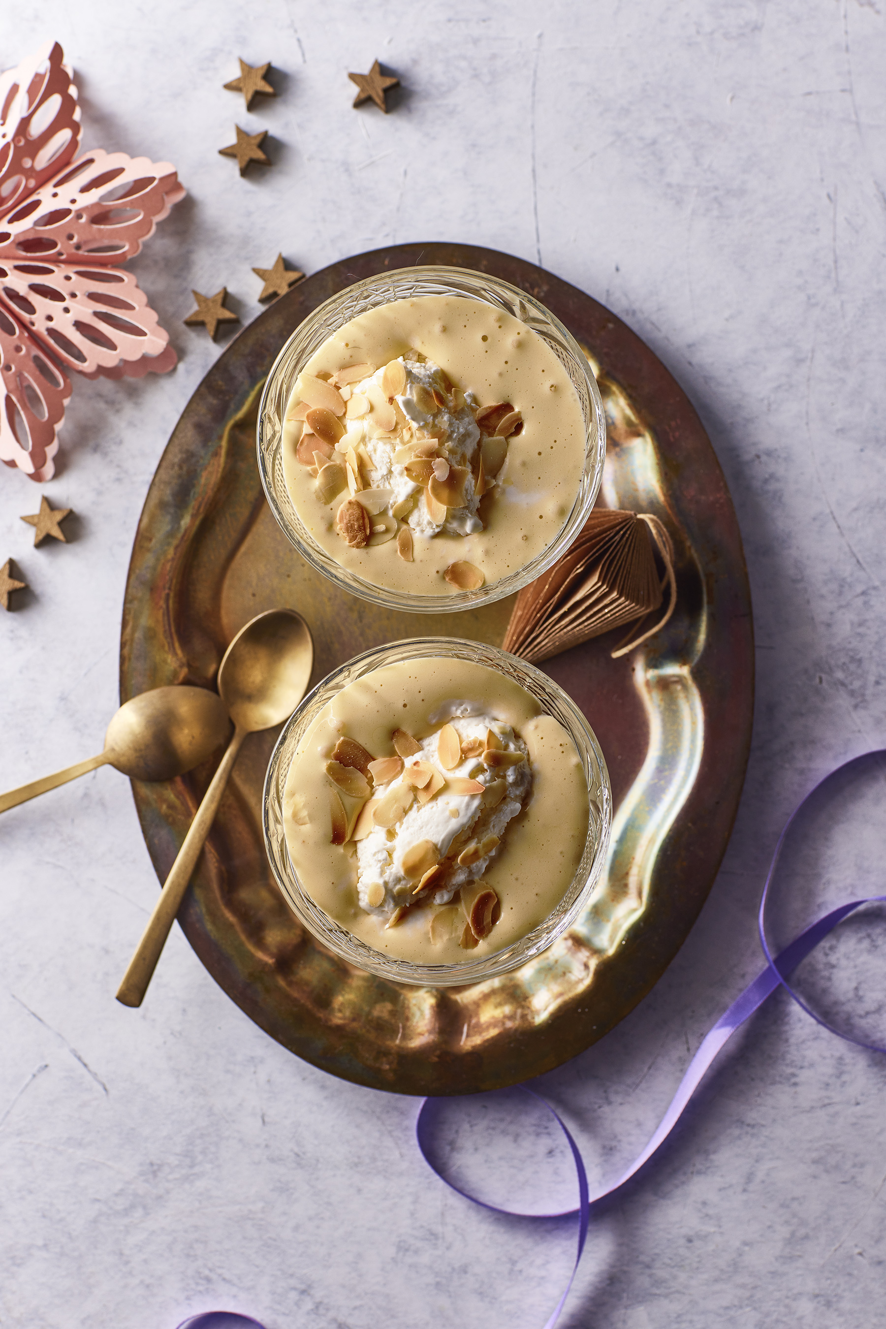 Île flottante van semifreddo