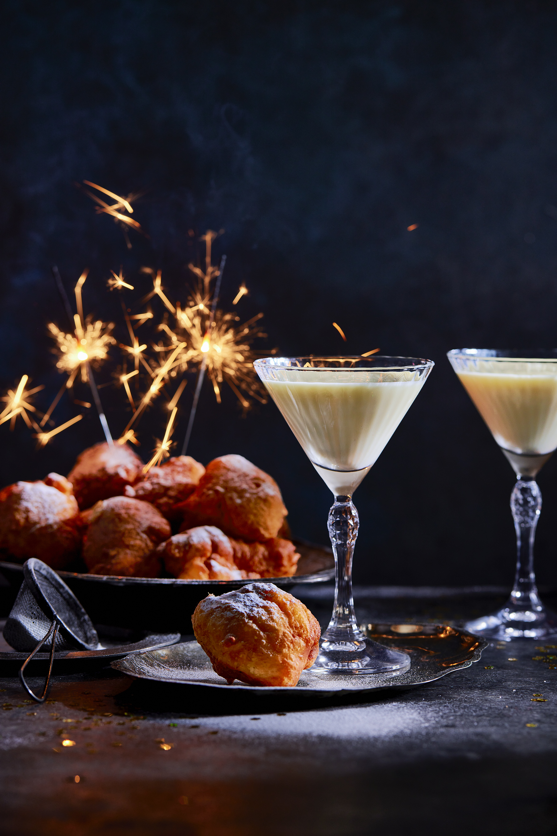 Witte chocolade-martini