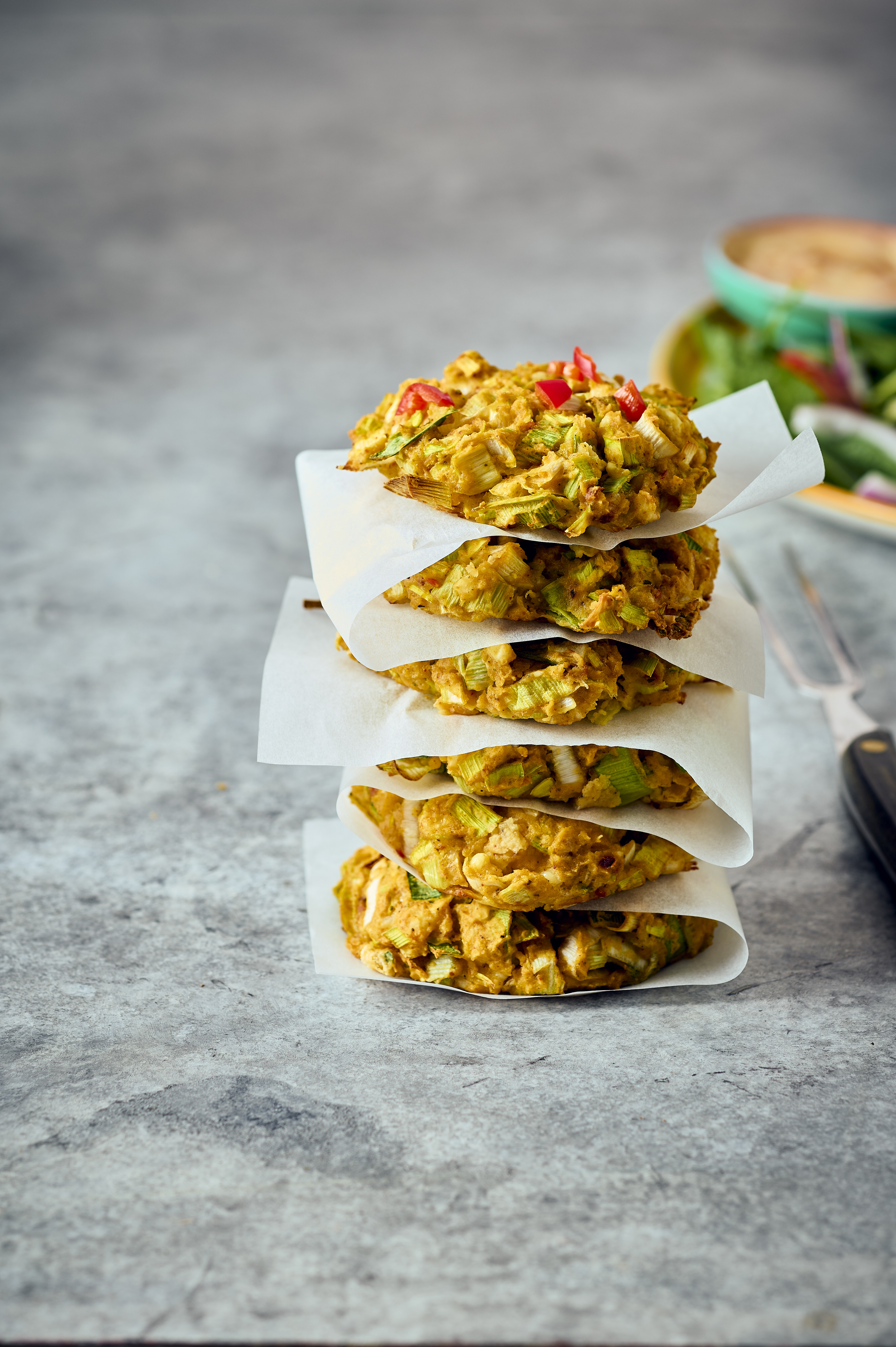 Ovengeroosterde kikkererwtenburgertjes