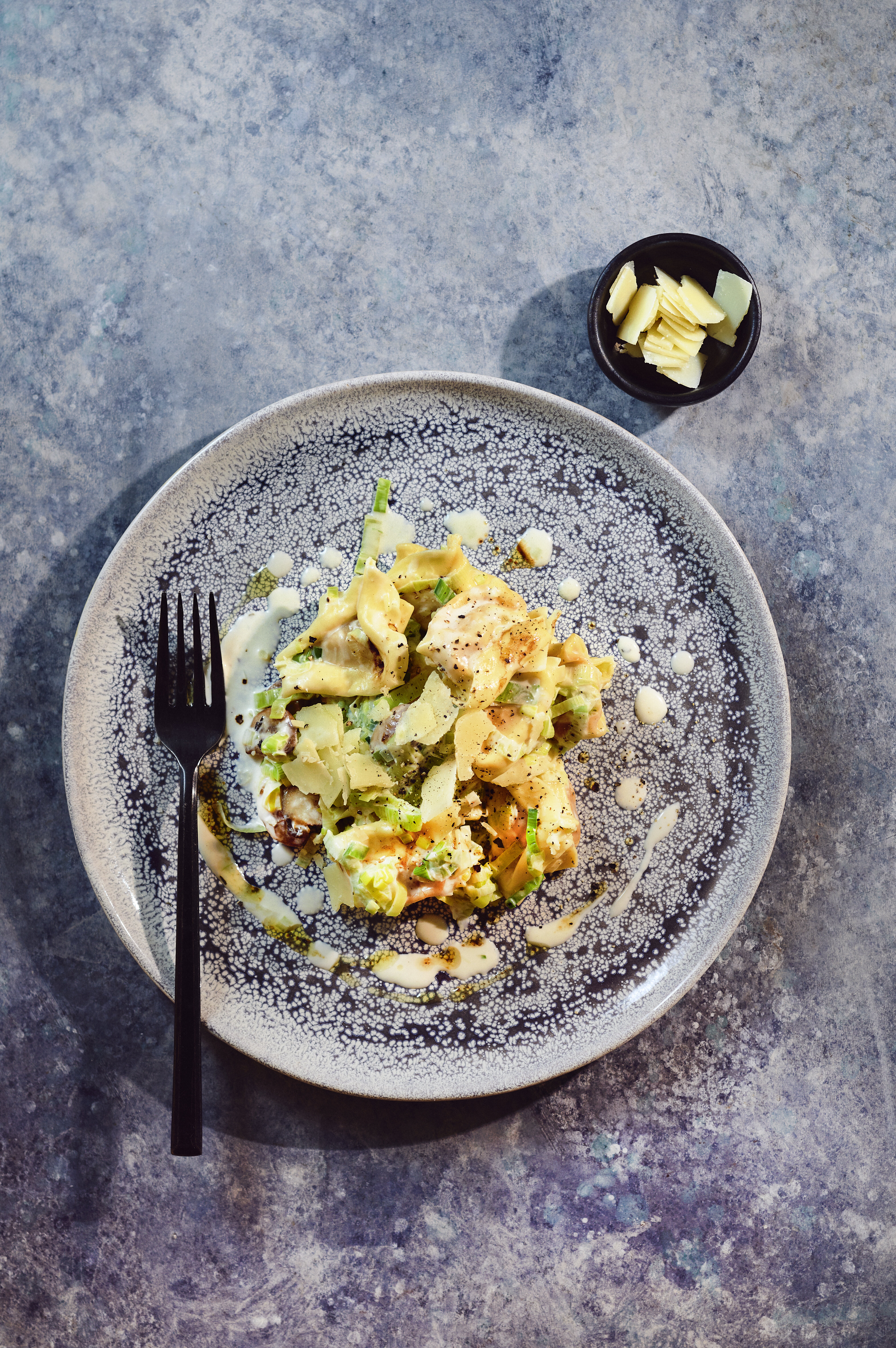 Tortellinischotel met preisaus