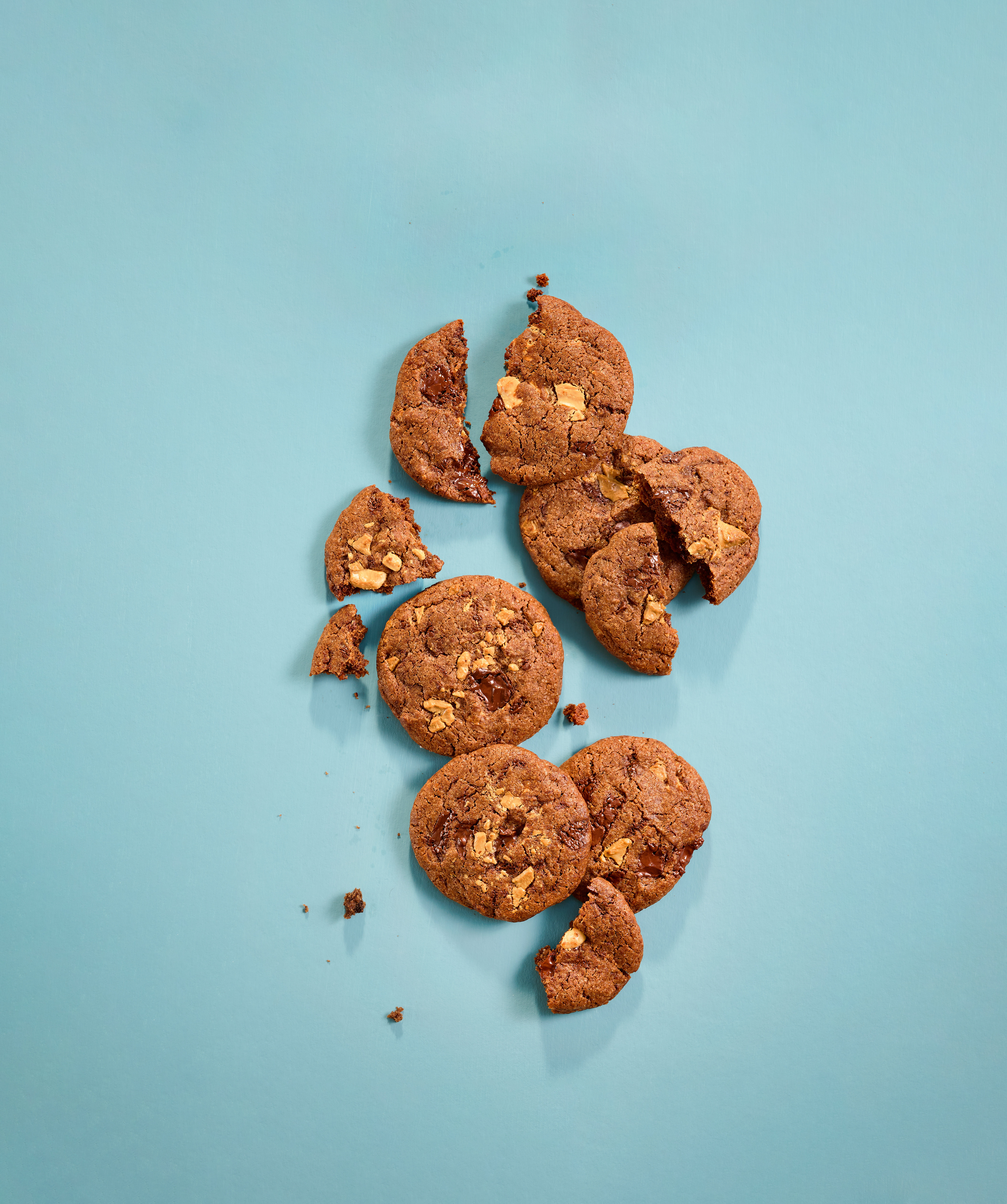 Double chocolate chip cookies