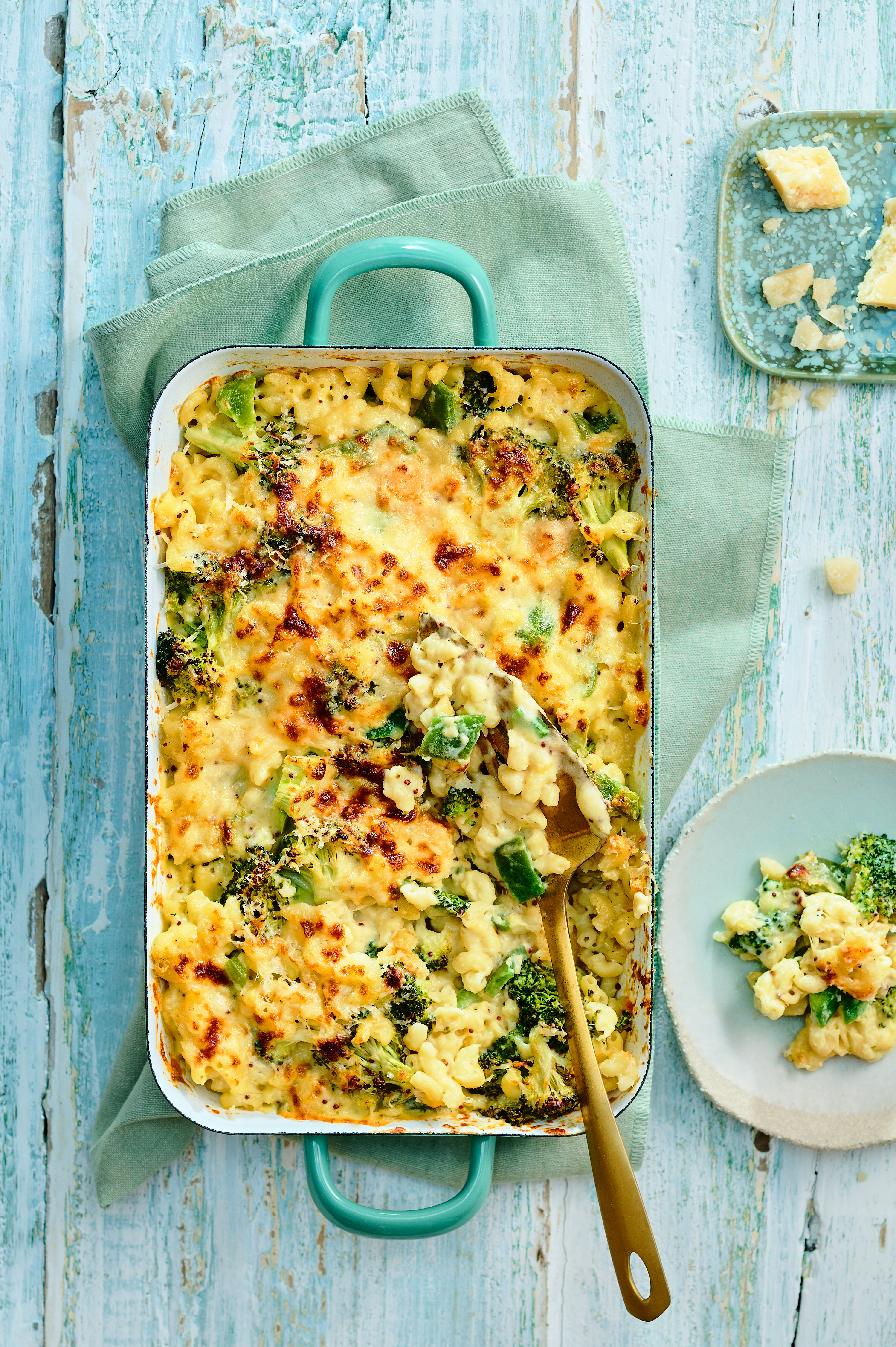 Mac & cheese met broccoli