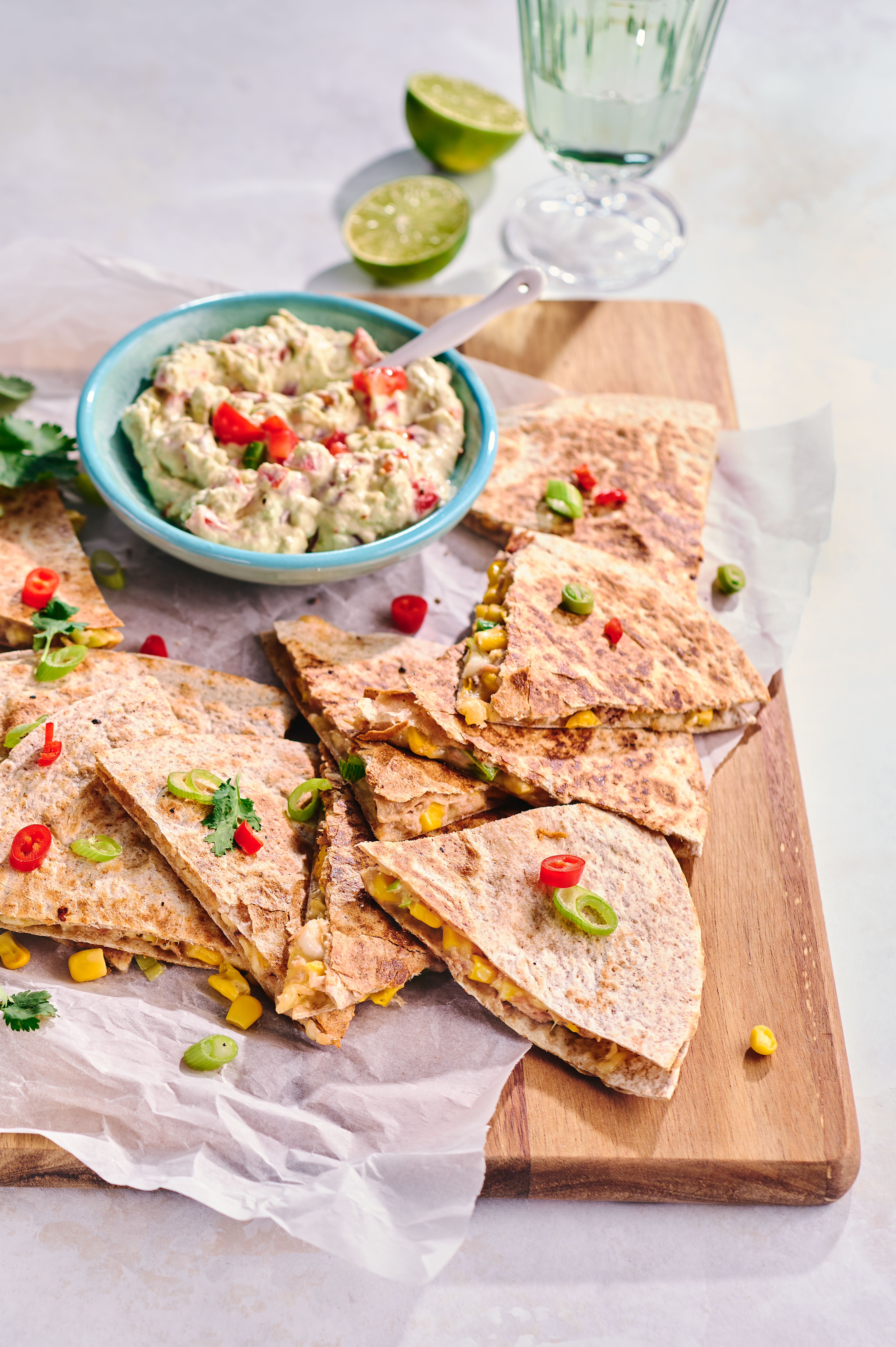 Quesadilla's met tonijn