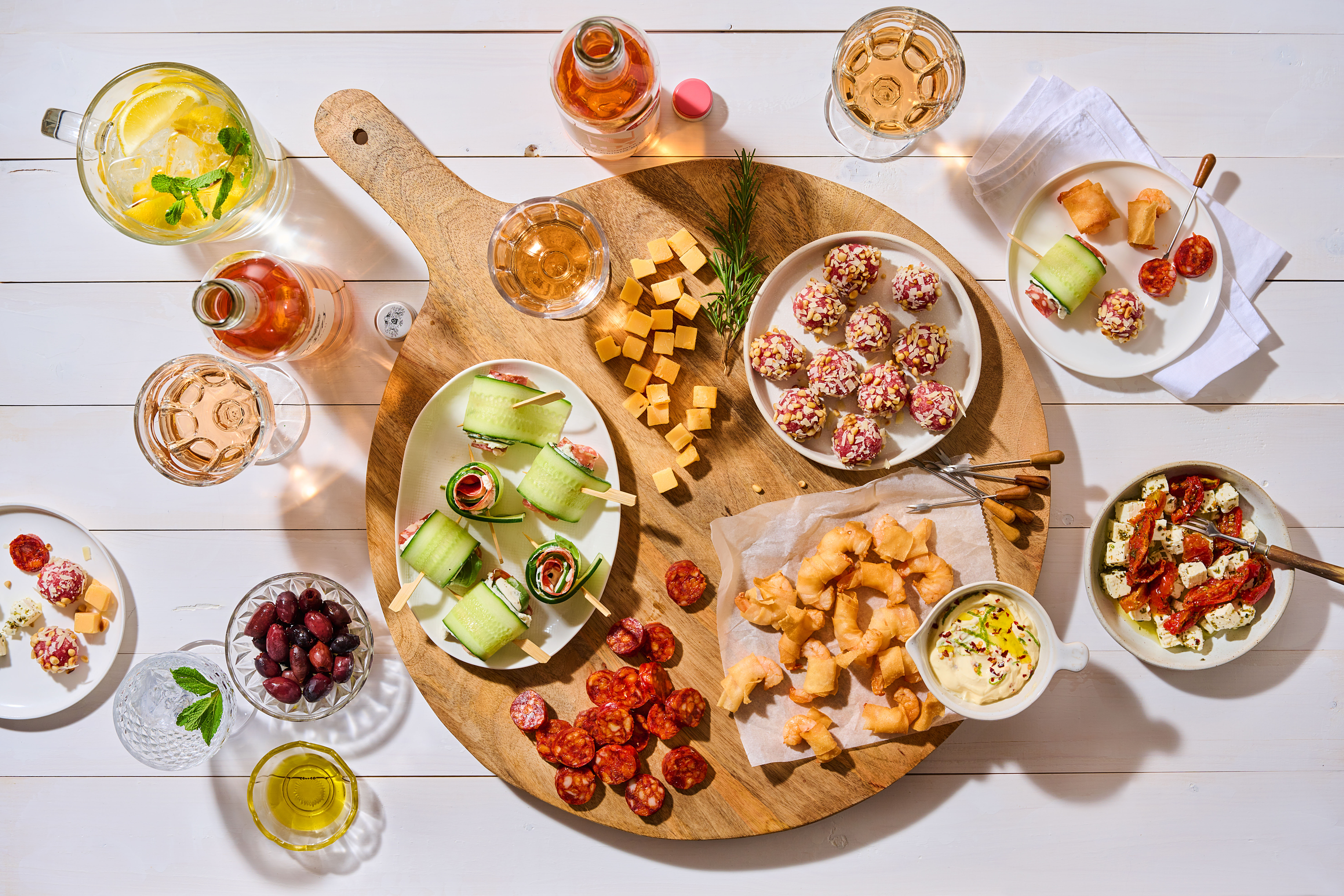 Gefrituurde garnalen met chilimayo