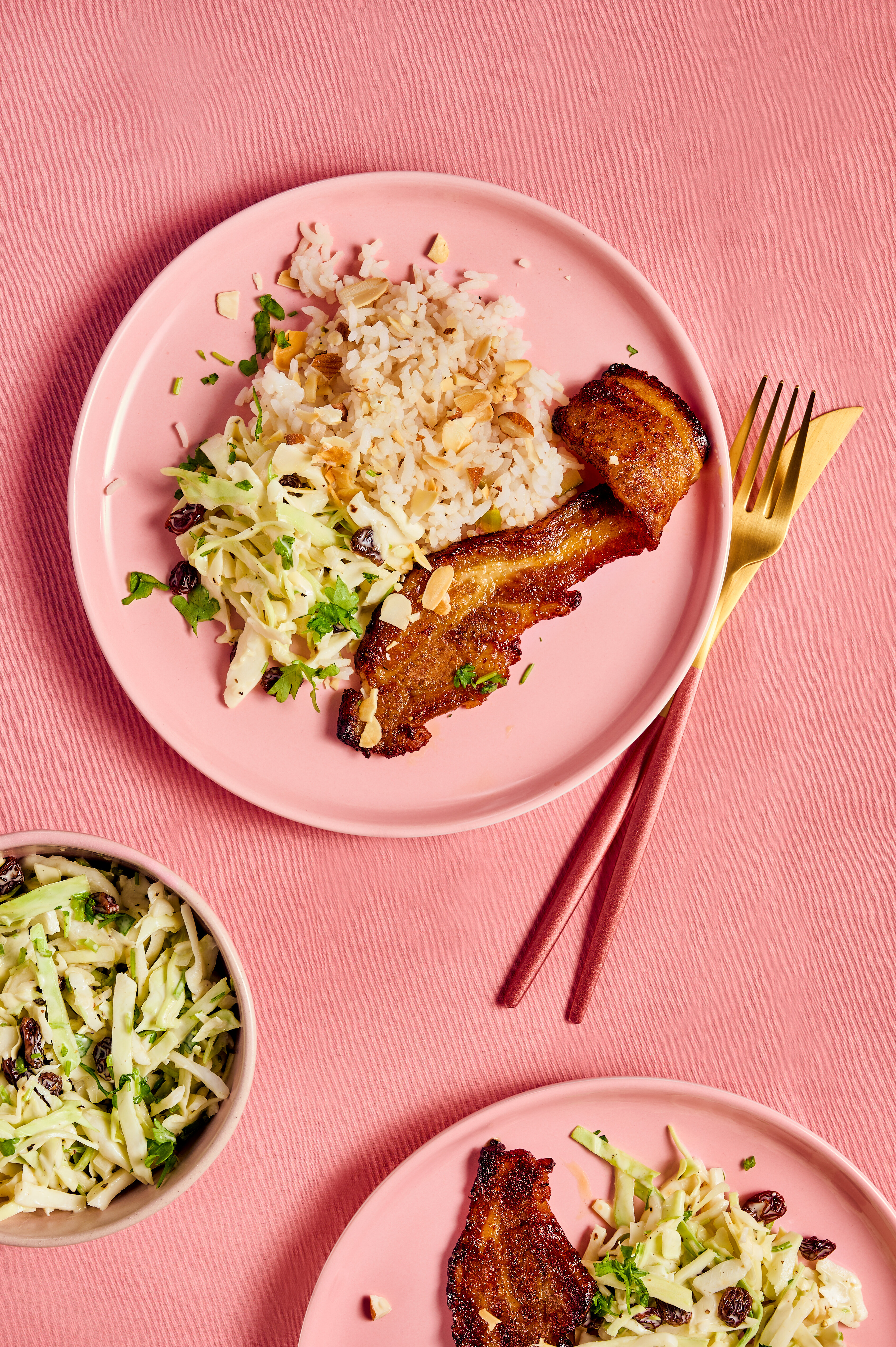 Gekaramelliseerde speklapjes met bruine suiker en gember