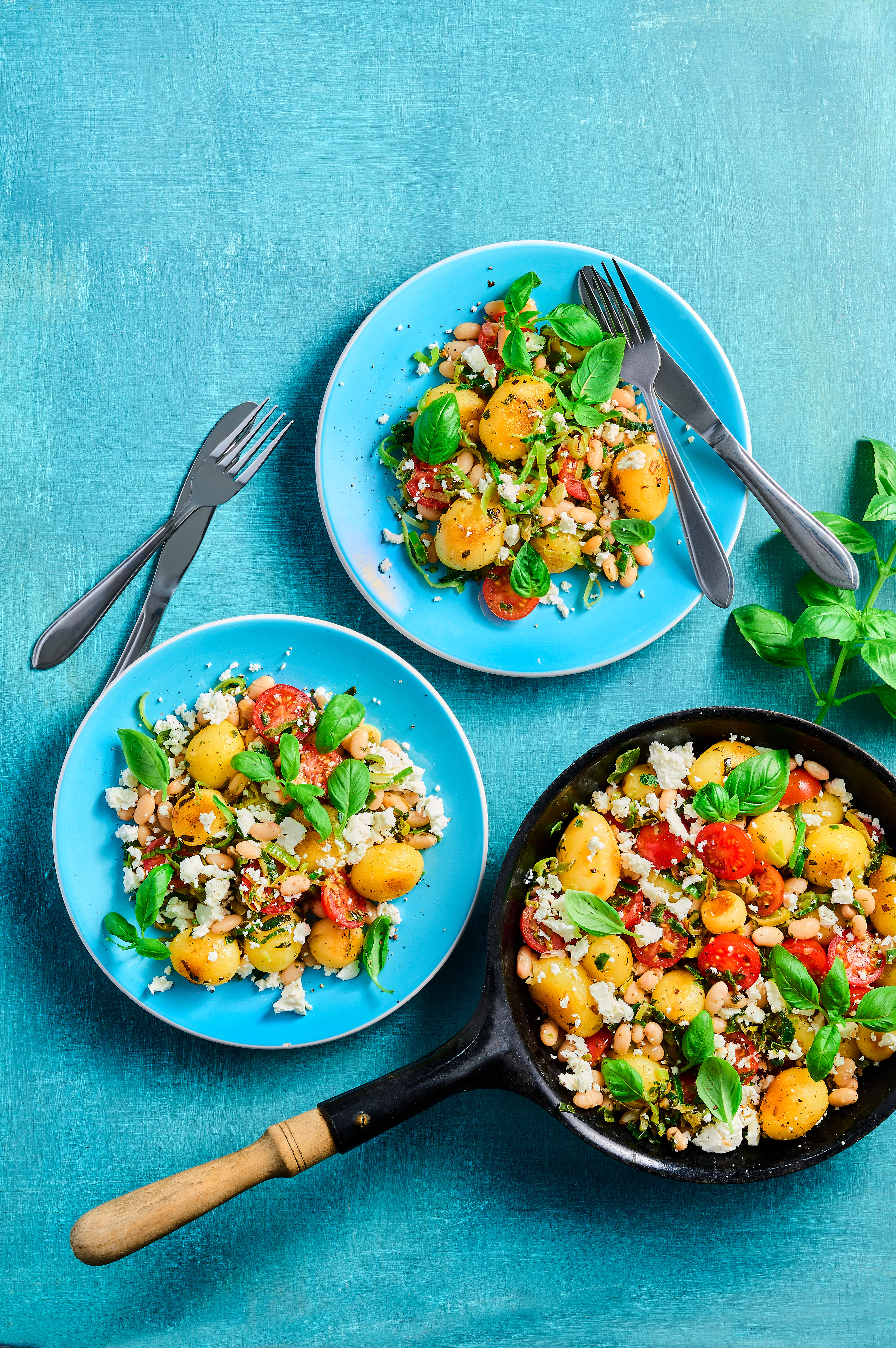 Krieltjespannetje met feta