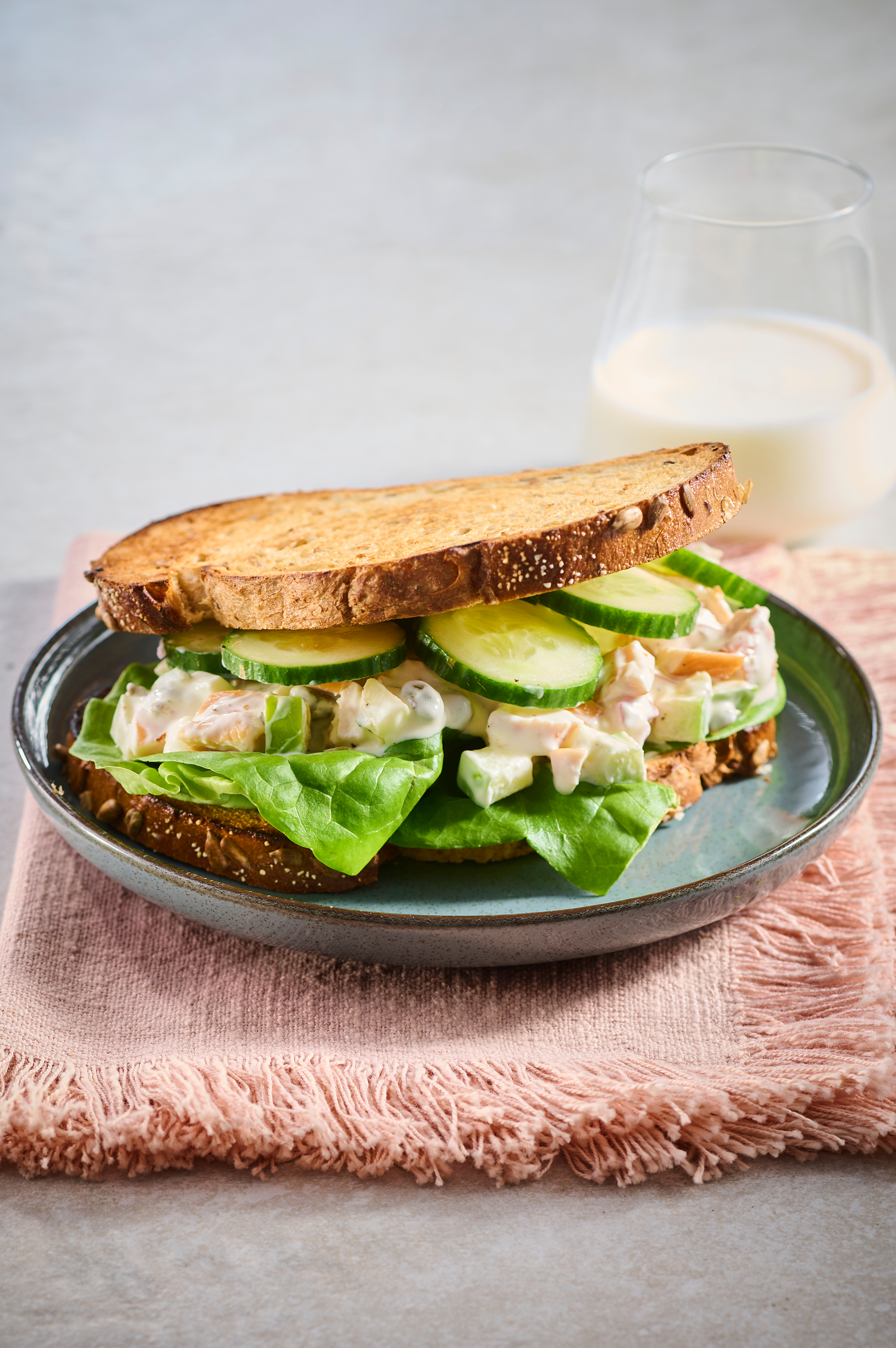 Sandwich met kipsalade