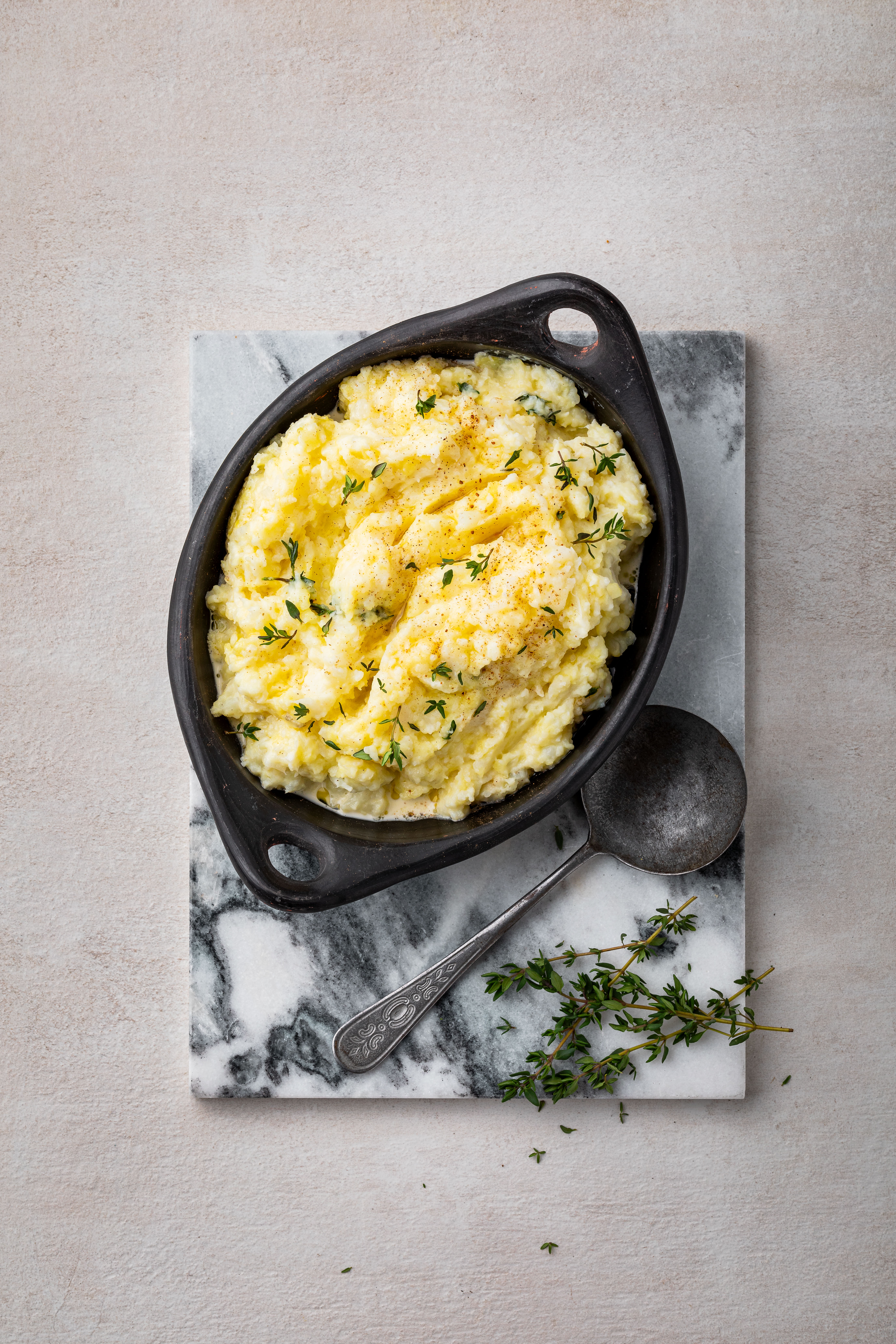 Romige bloemkoolpuree