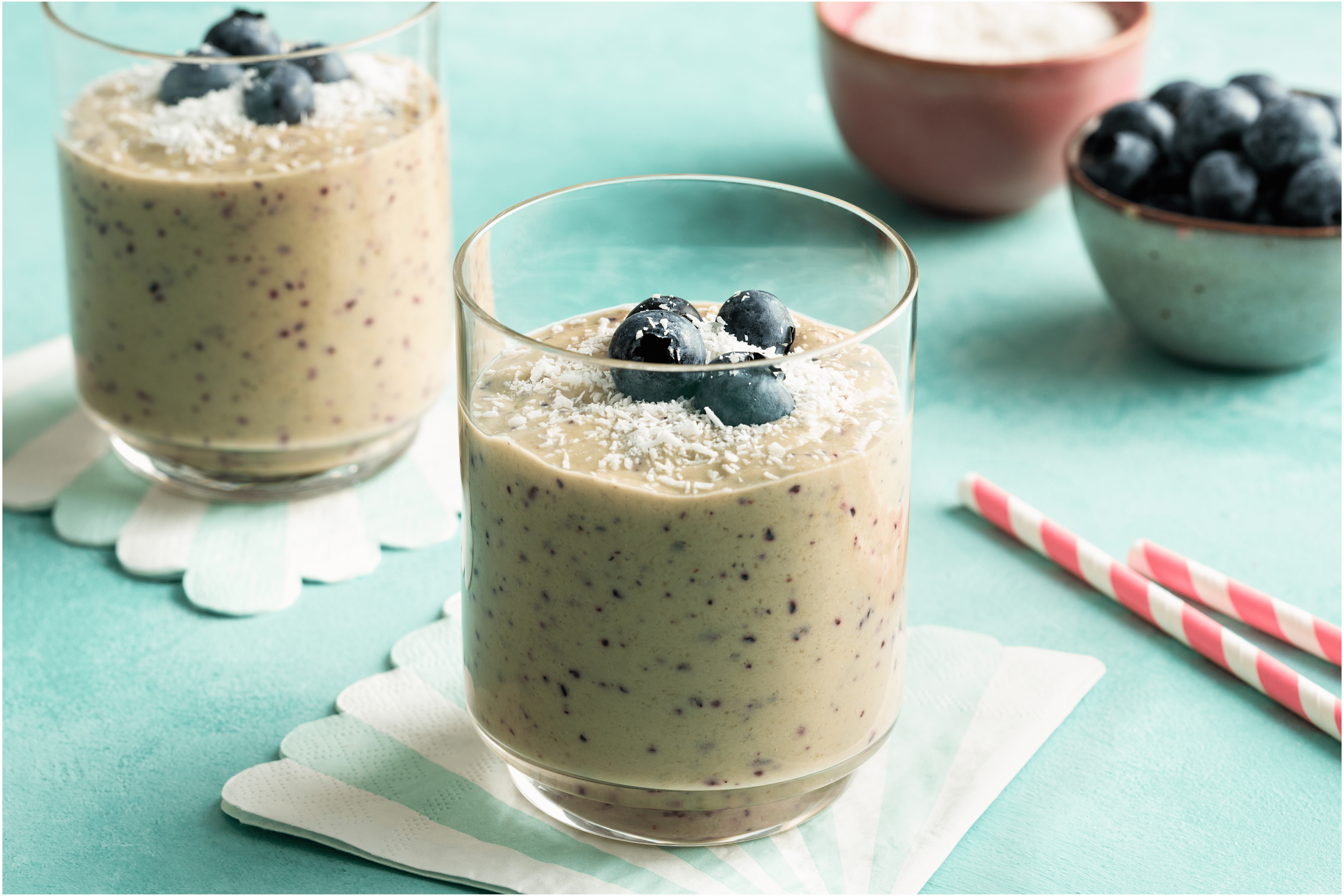 Mango- en avocadosmoothie