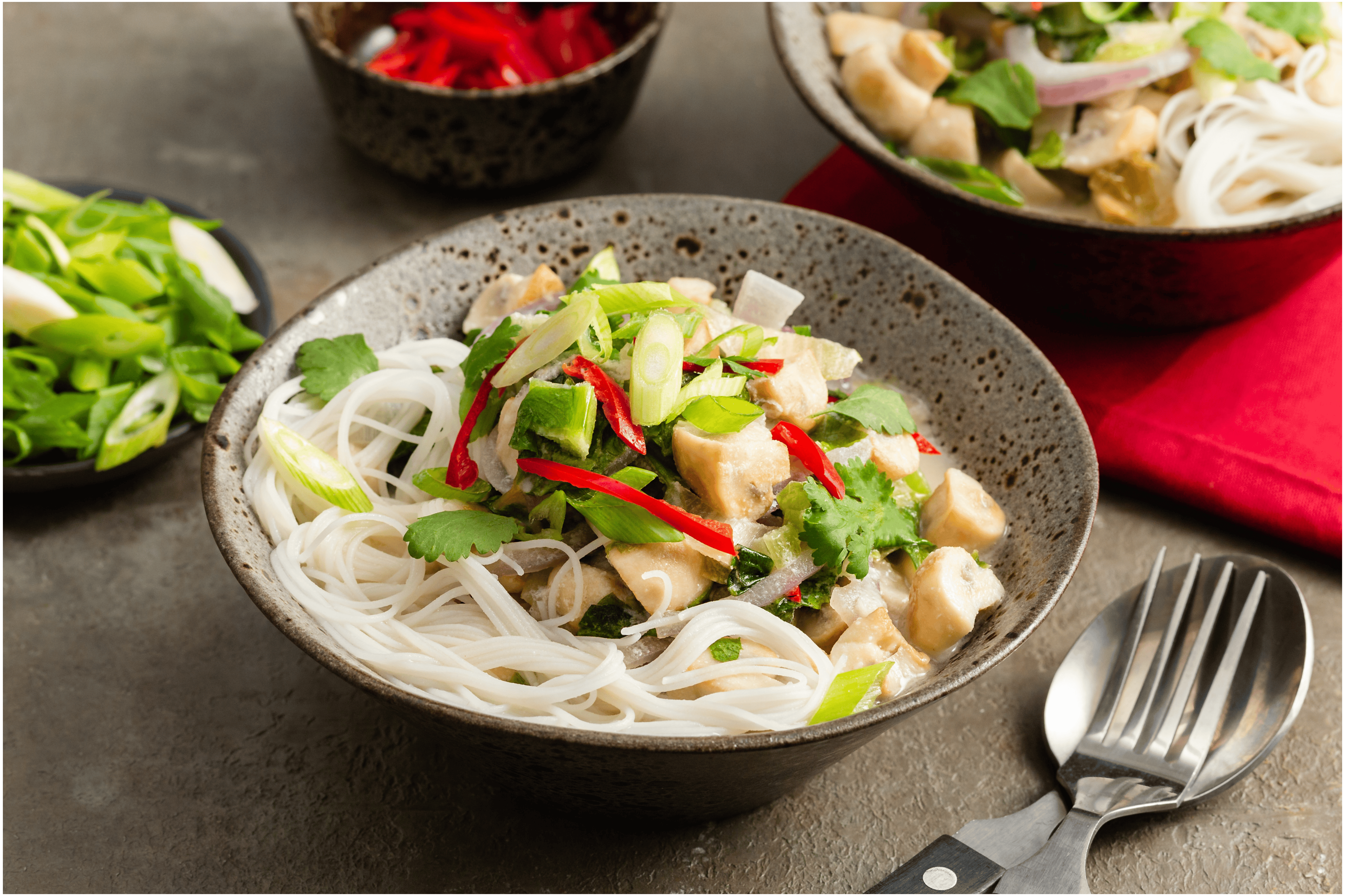 Champignonsoep met kokosmelk