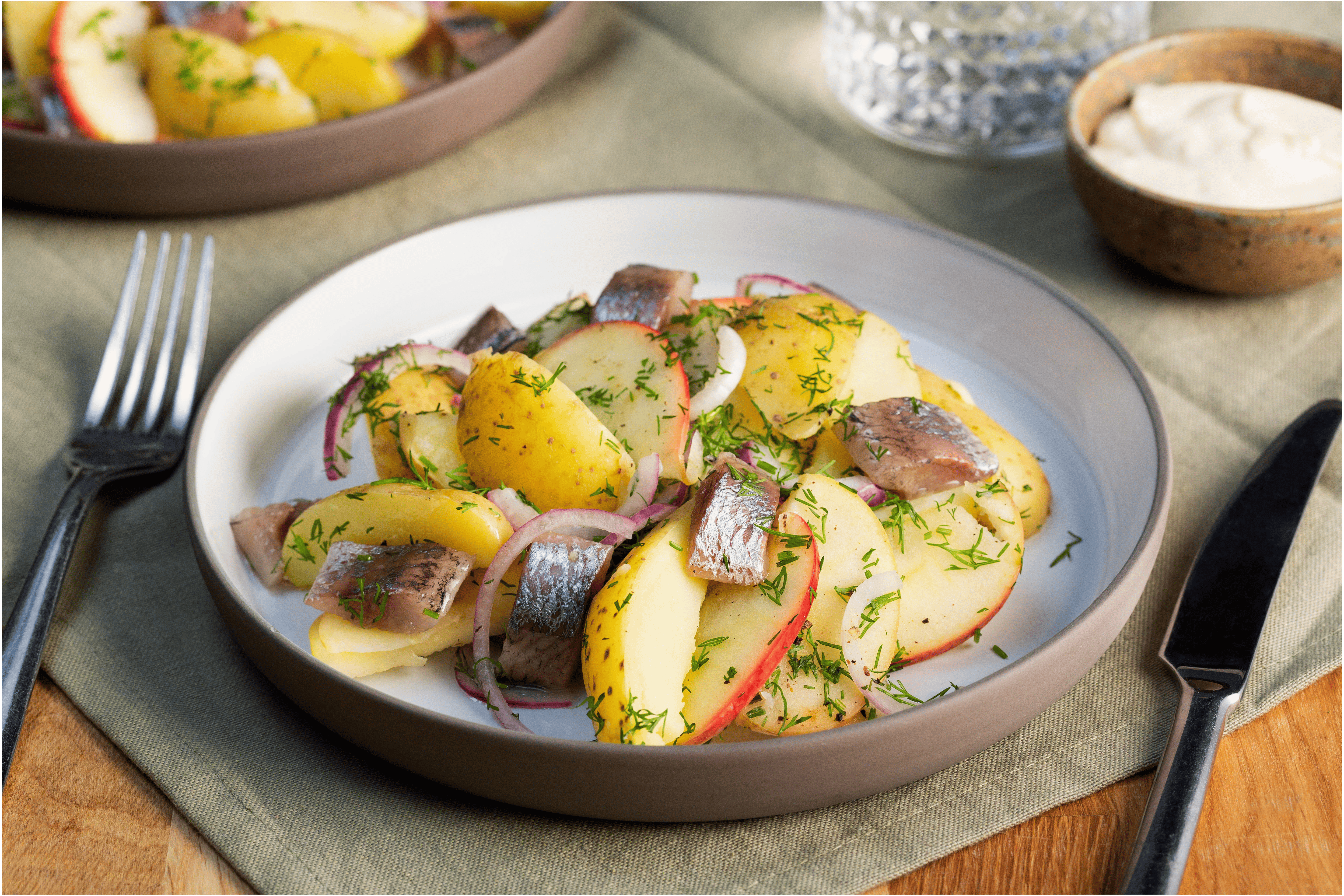 Aardappelsalade met haring