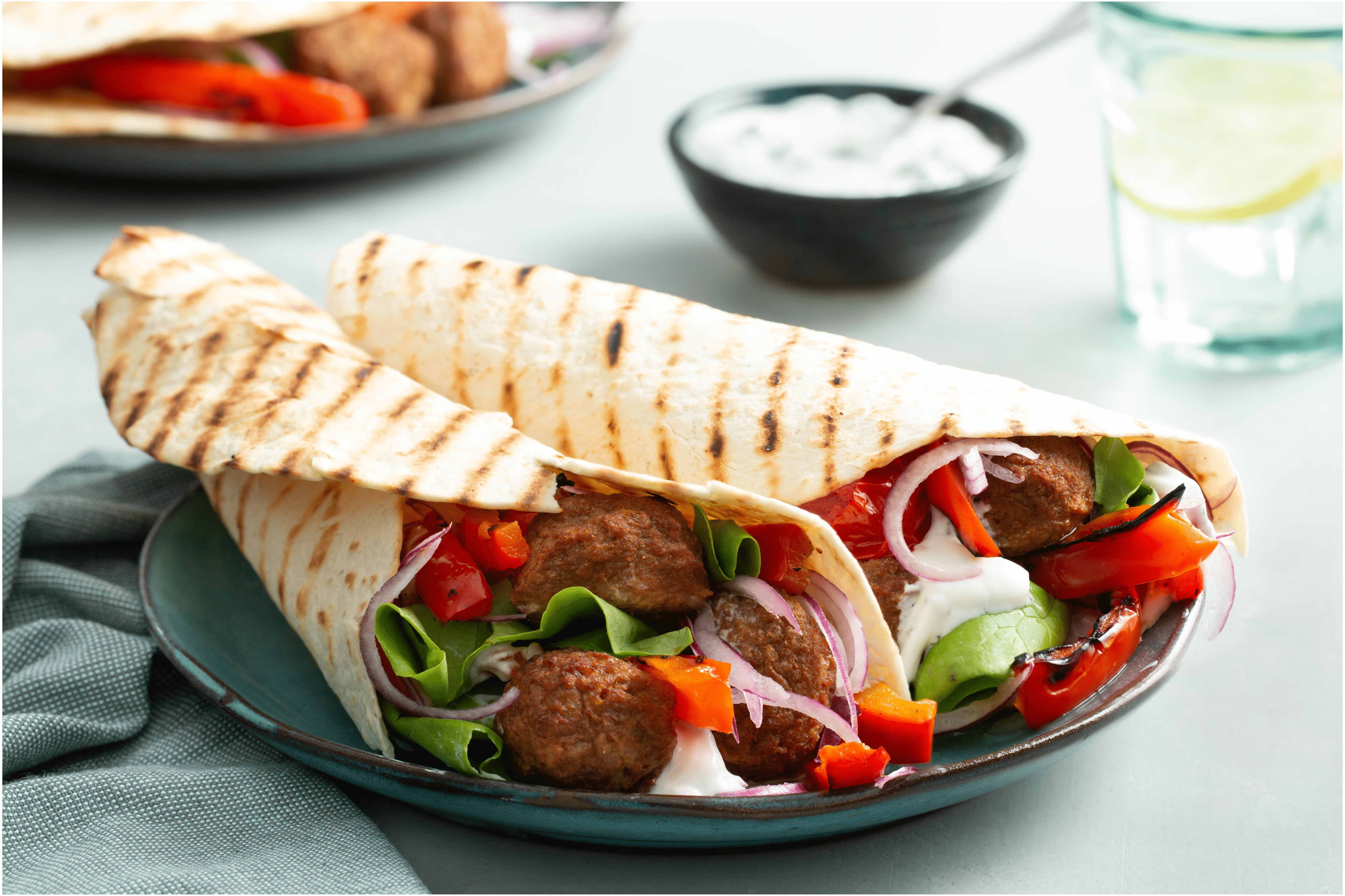 Vegetarische groentewraps