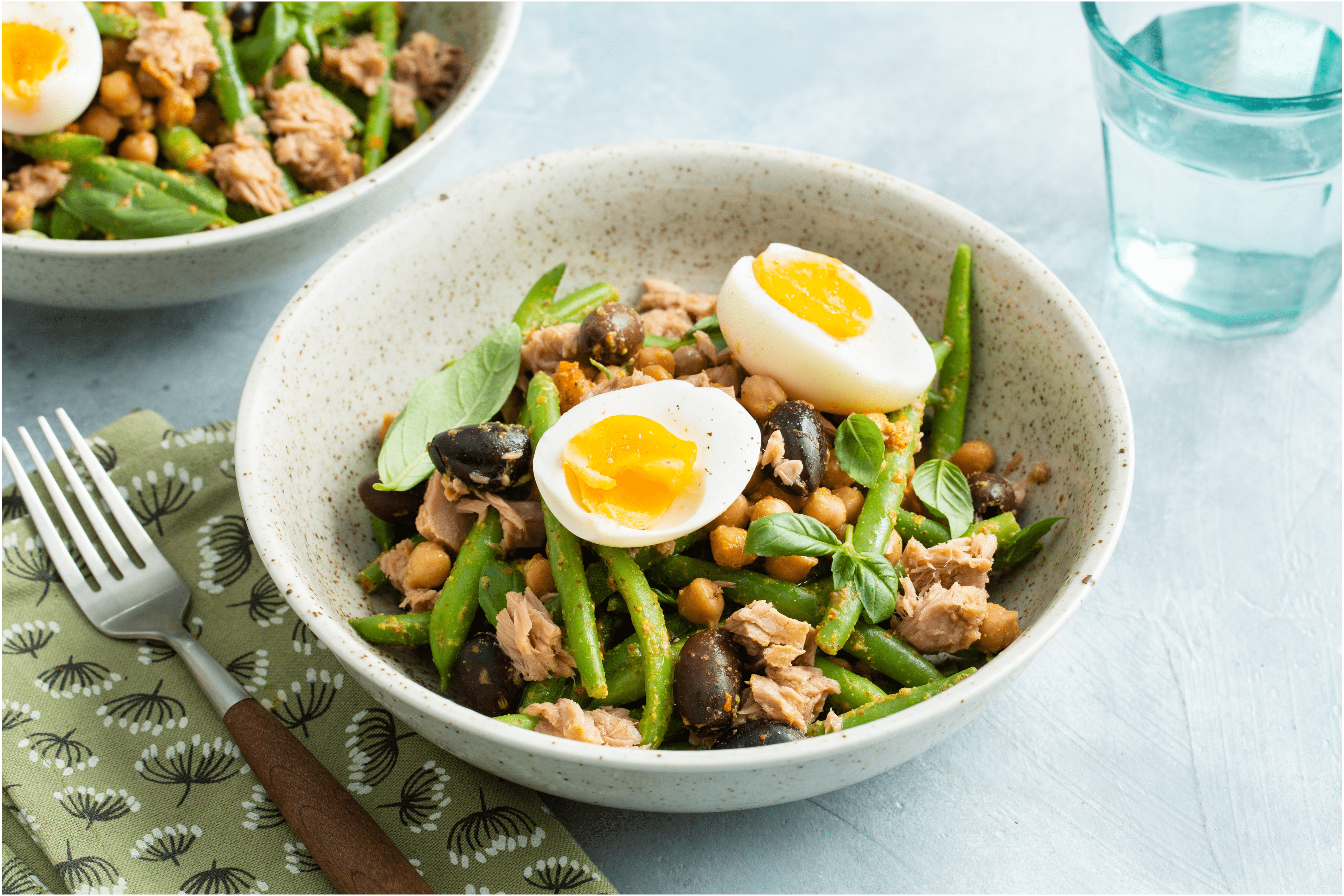 Mediterraanse salade met tonijn