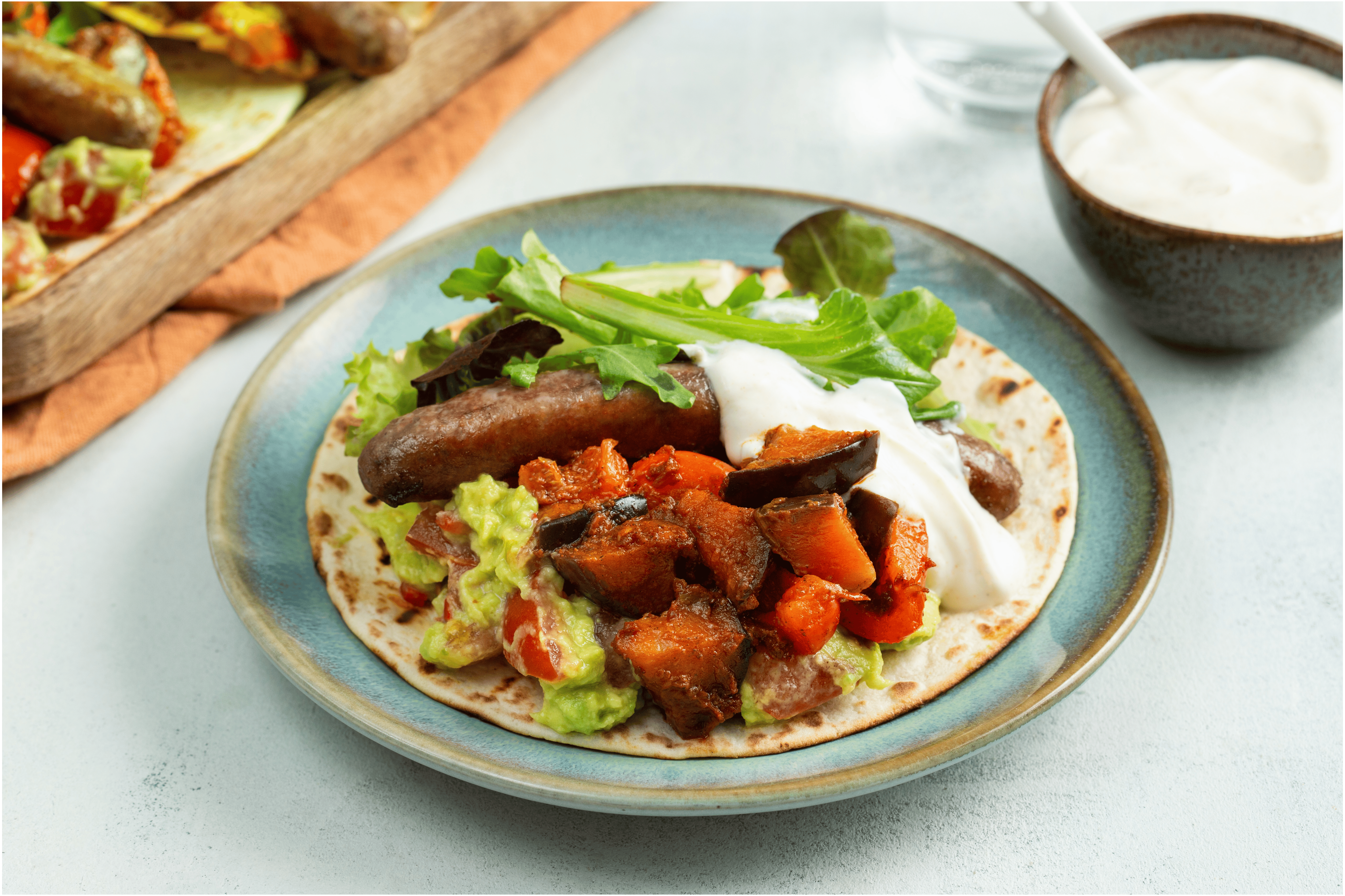 Indiase tandoori wrap met kipchipolata’s