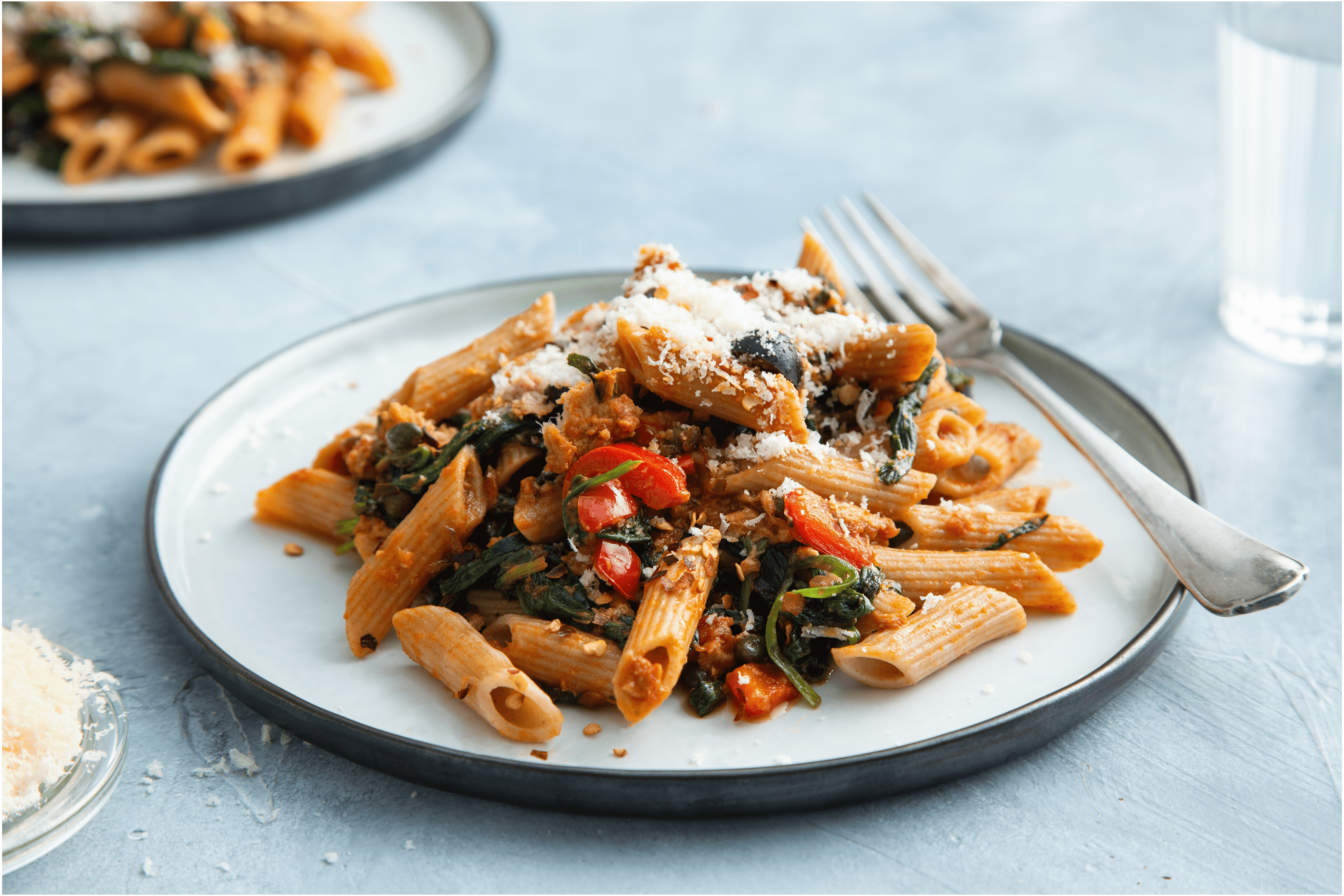 Snelle pasta met tonijn