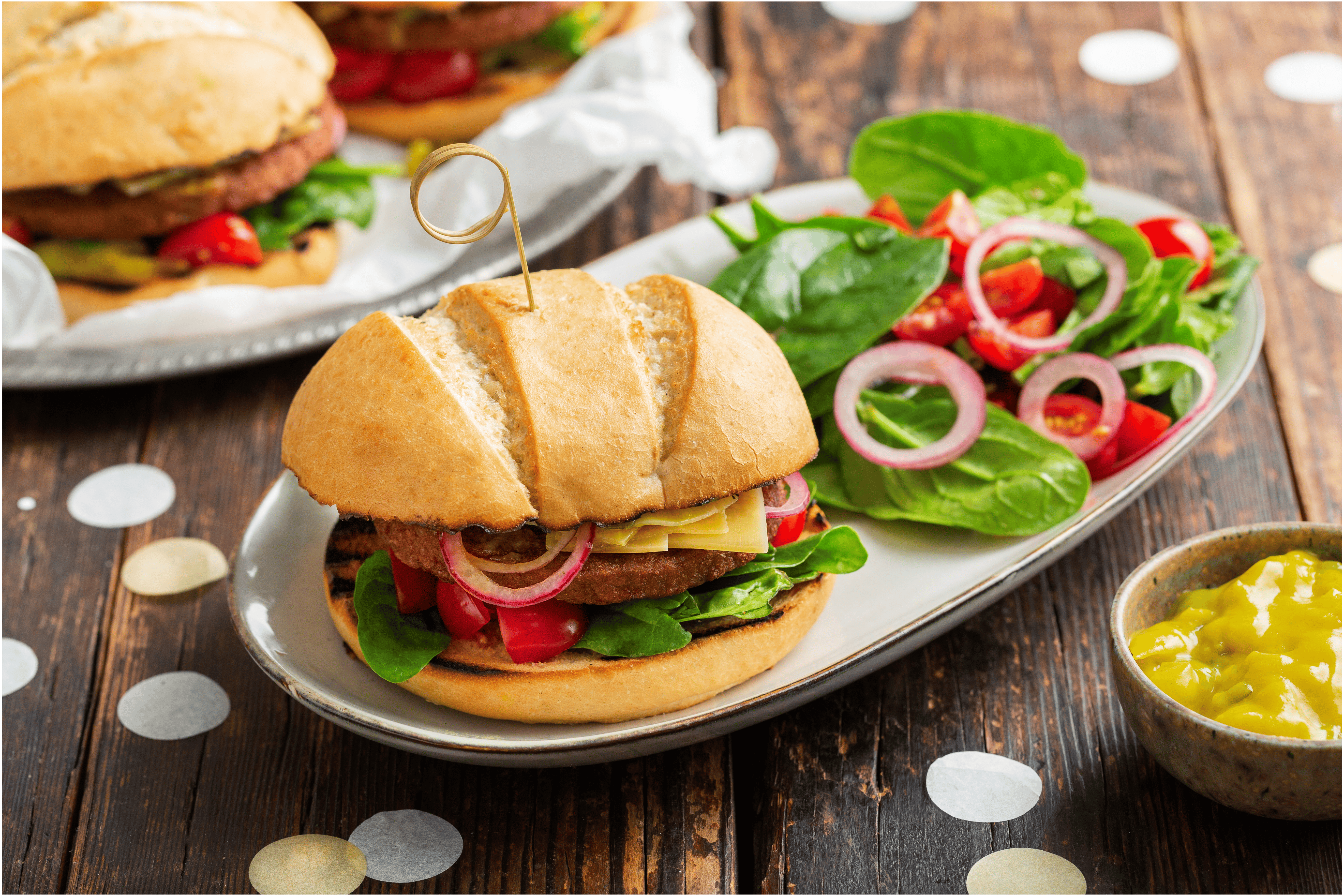 Verrassende vega burger