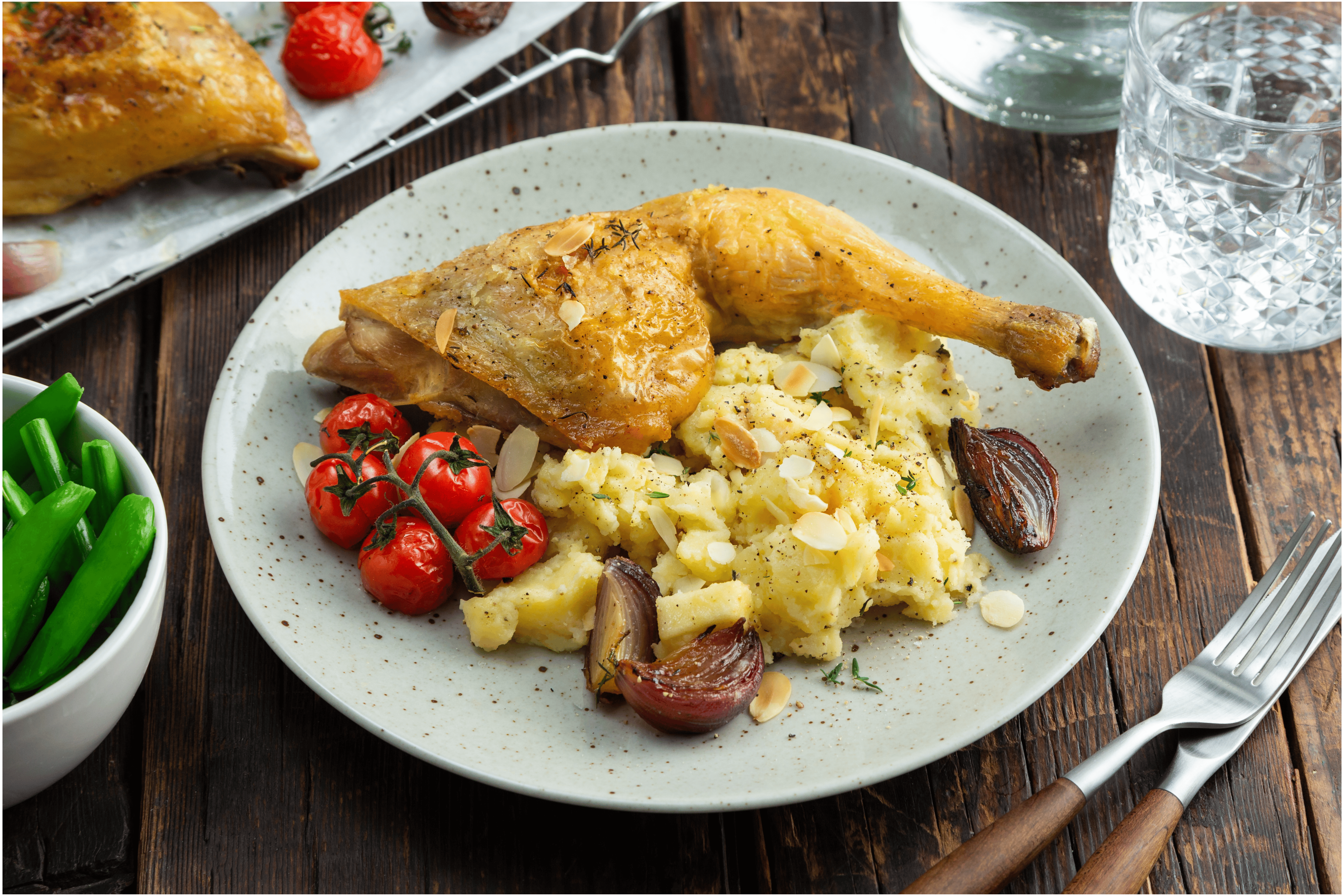 Kippenbouten met appelstamppot