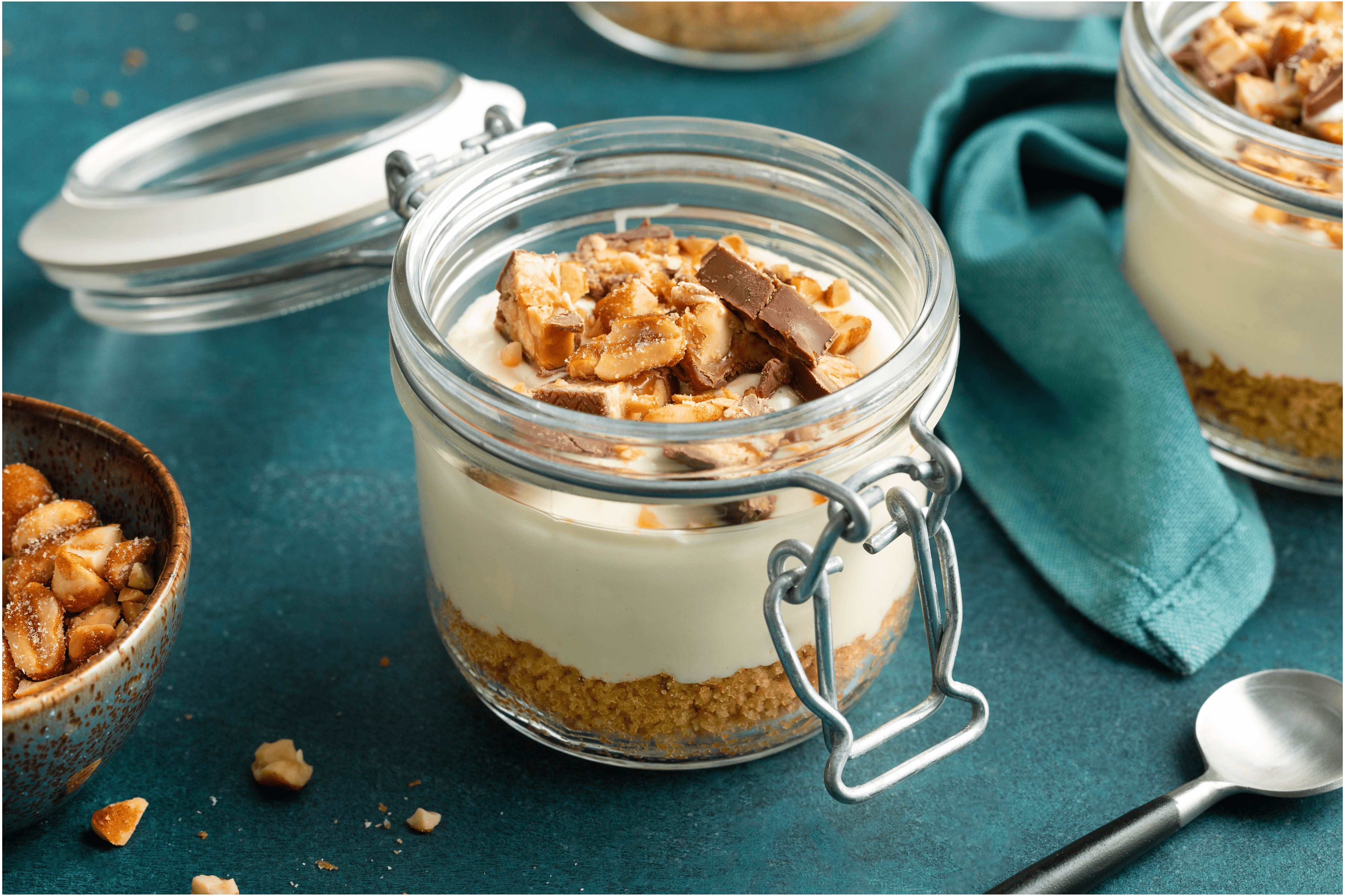 Mini Snicker-MonChou taartjes
