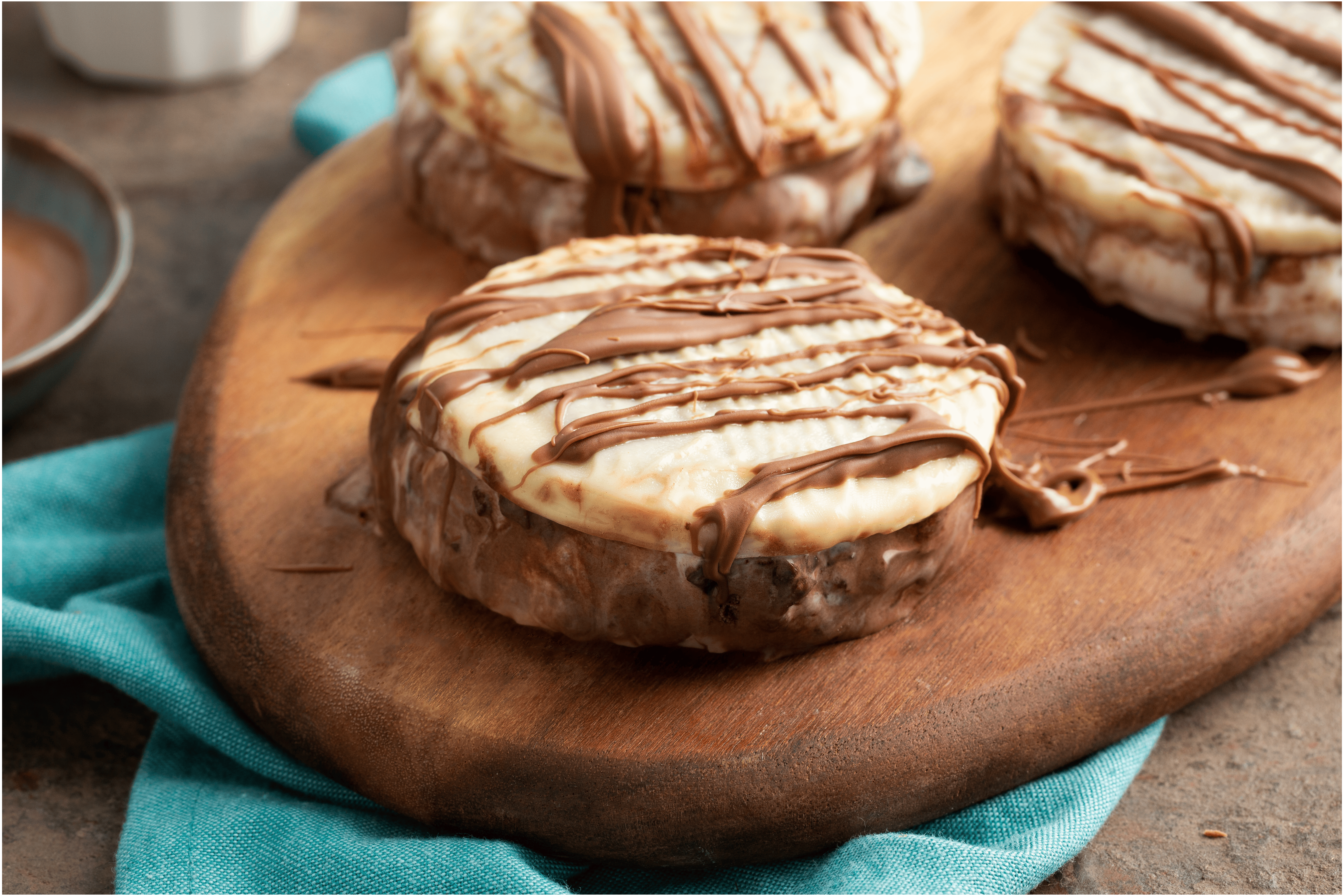 Chocolade stroopwafel sandwiches