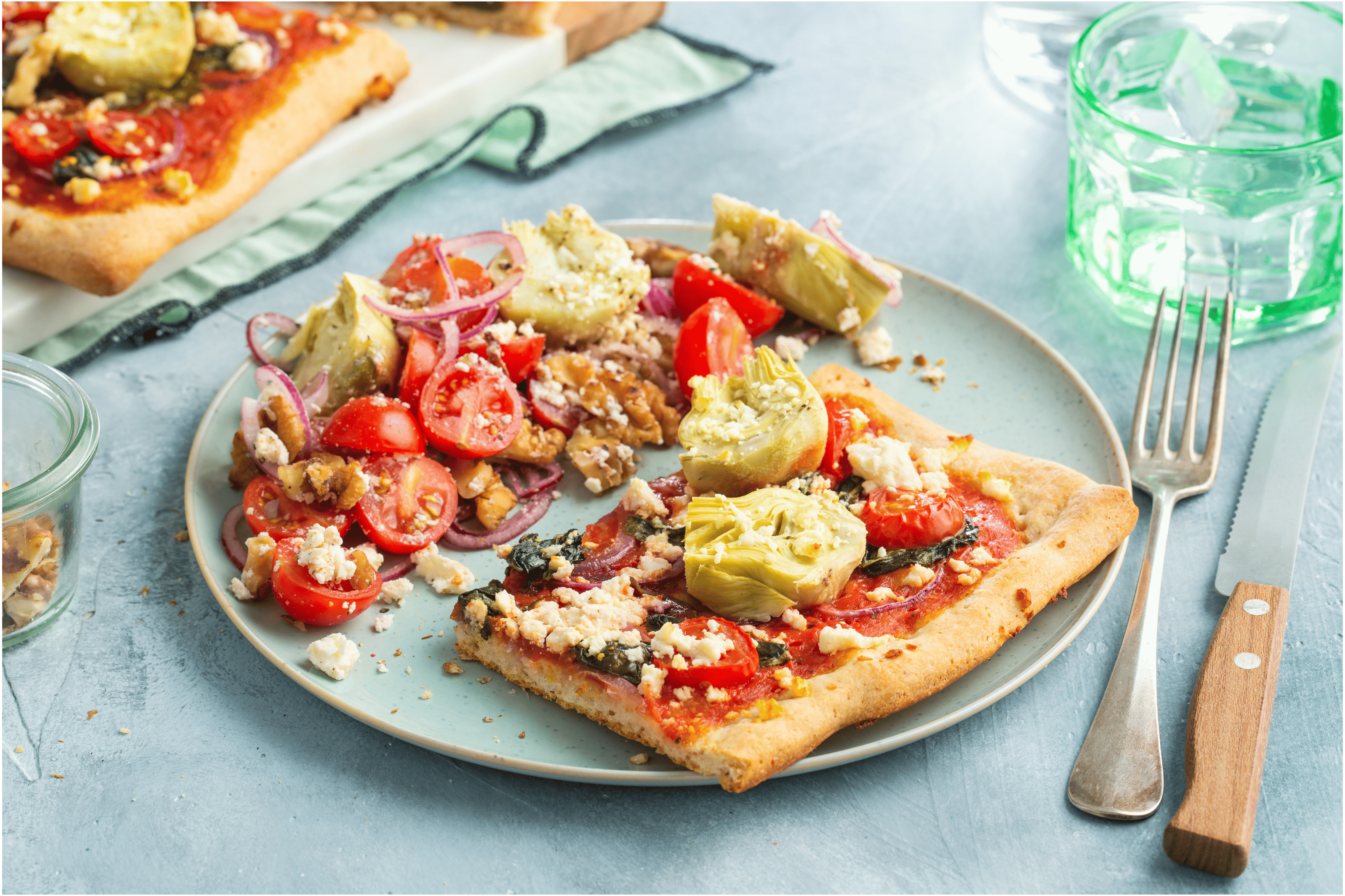 Verrassende groentepizza