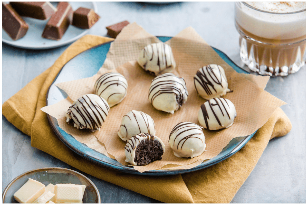 Oreo truffels met witte chocolade